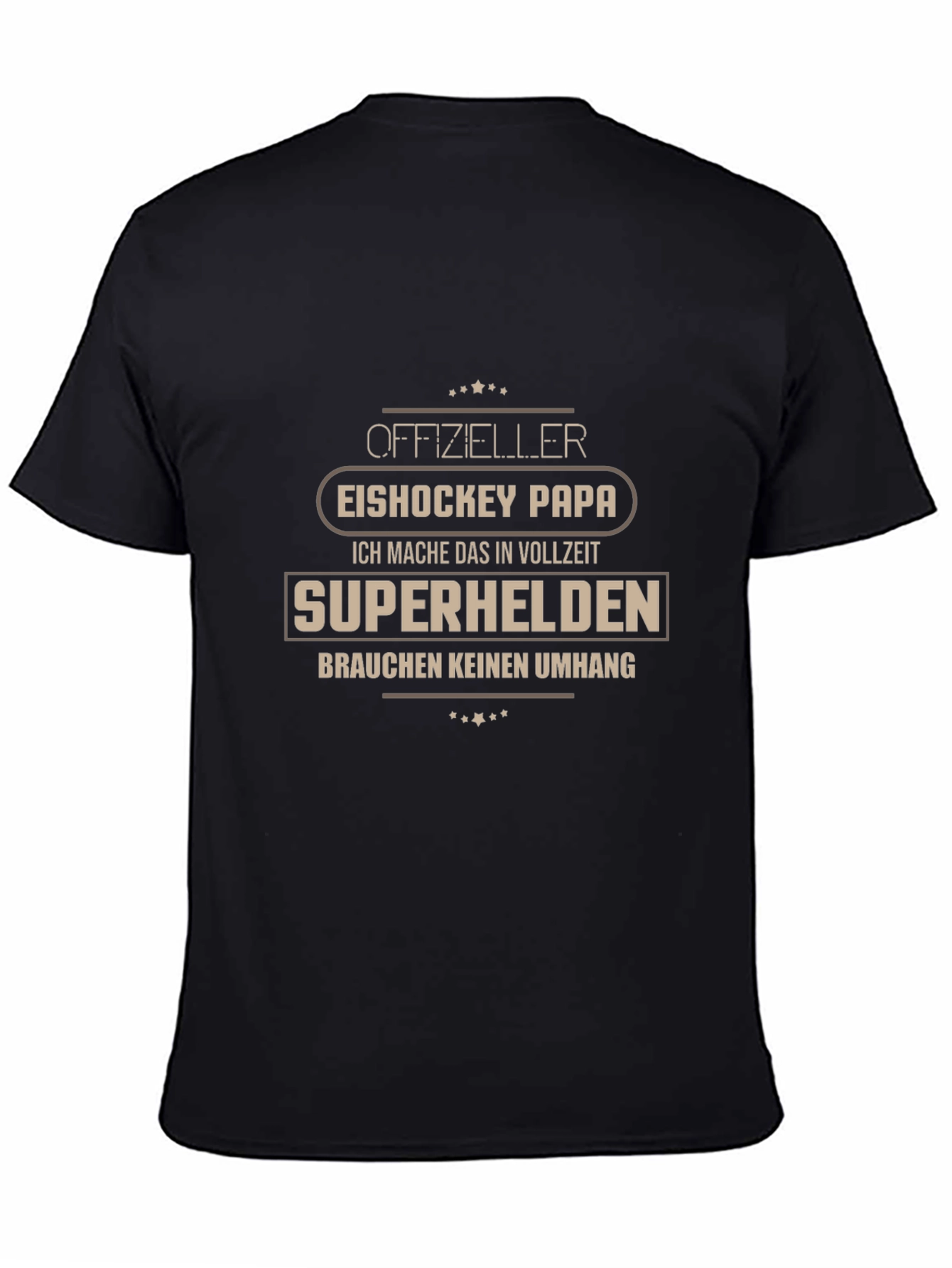Eishockey Papa T-Shirt - Superhelden Style!