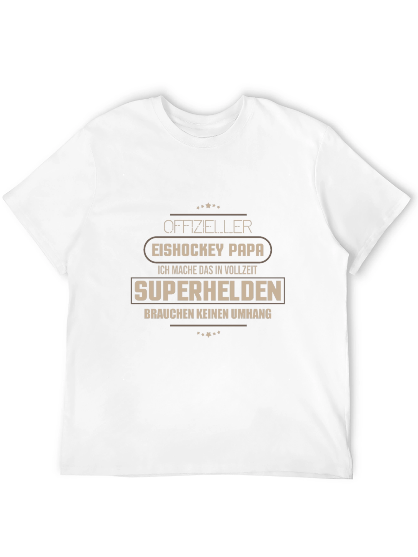 Eishockey Papa T-Shirt - Superhelden Style!