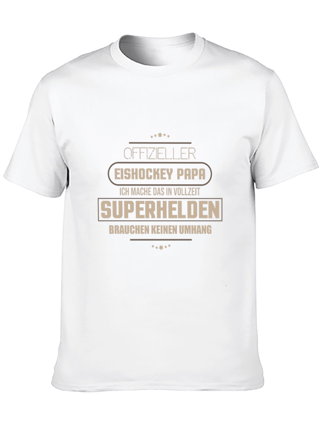 Eishockey Papa T-Shirt - Superhelden Style!