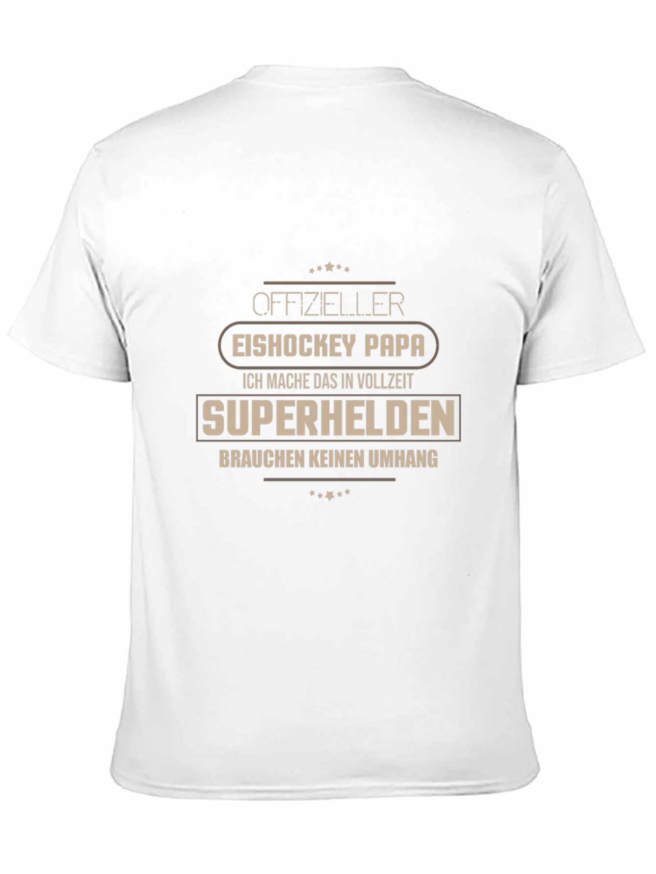 Eishockey Papa T-Shirt - Superhelden Style!
