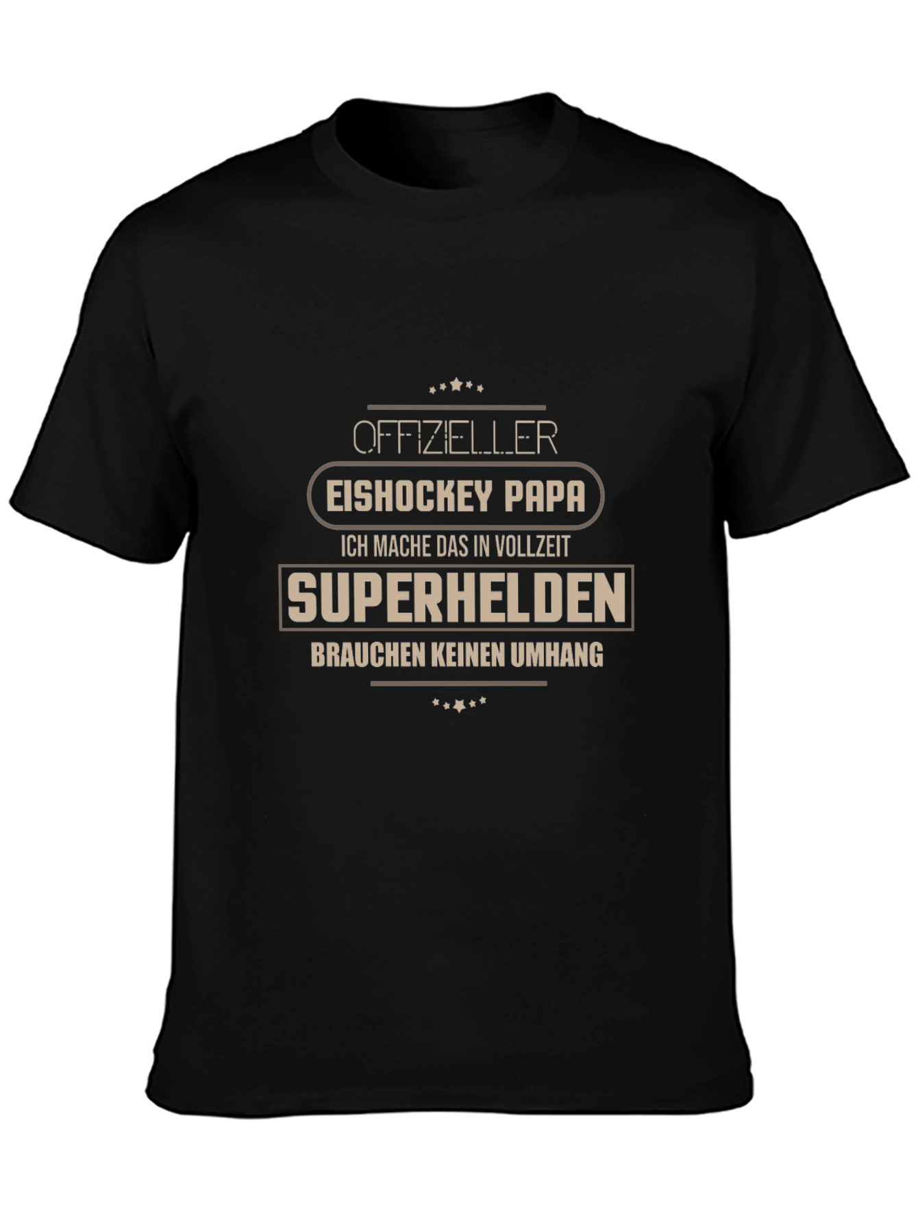 Eishockey Papa T-Shirt - Superhelden Style!