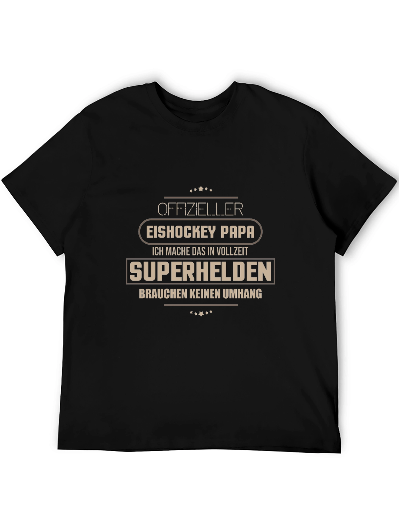 Eishockey Papa T-Shirt - Superhelden Style!