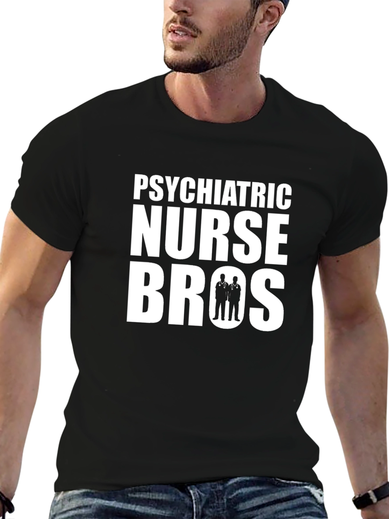Psychiatric Nurse Bros Graphic Tee