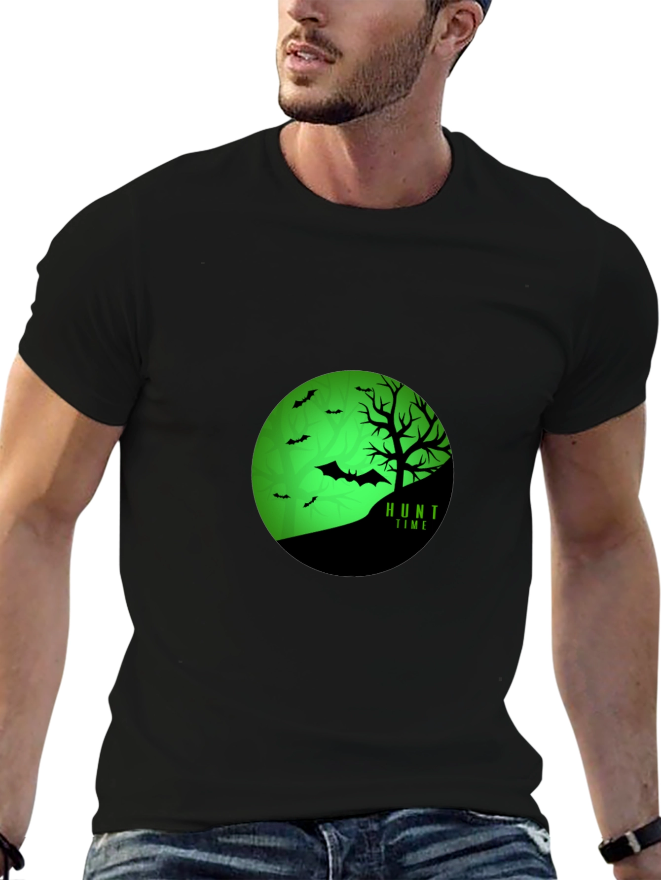 Hunt Time Graphic Tee - Spooky Season Shirt