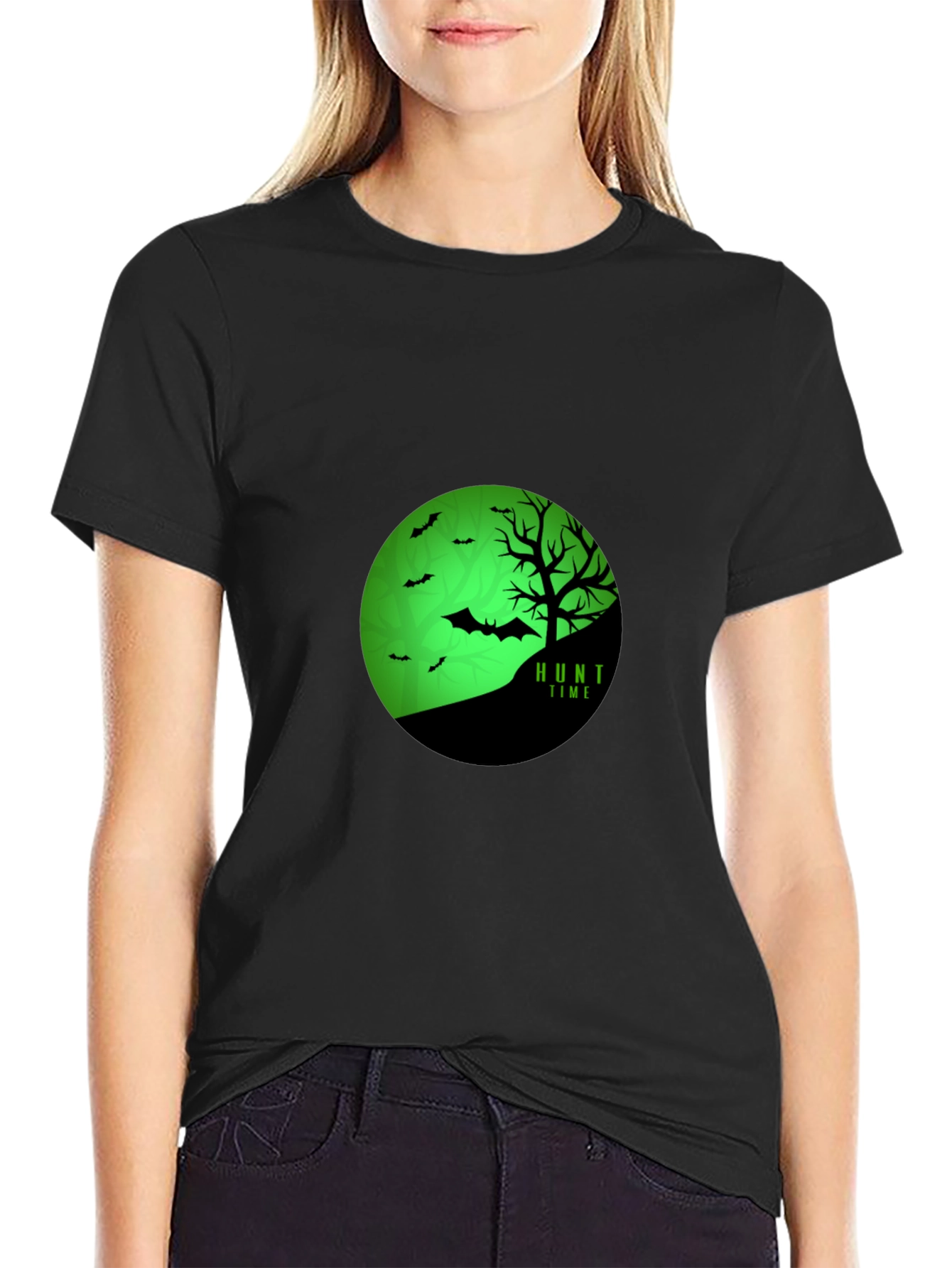 Hunt Time Graphic Tee - Spooky Season Shirt