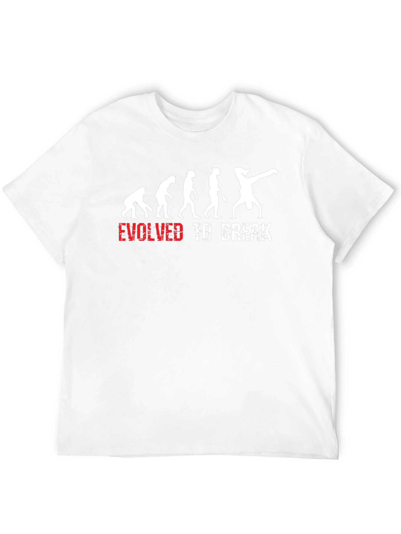 Evolved to Break Dance T-Shirt - Black Cotton Tee