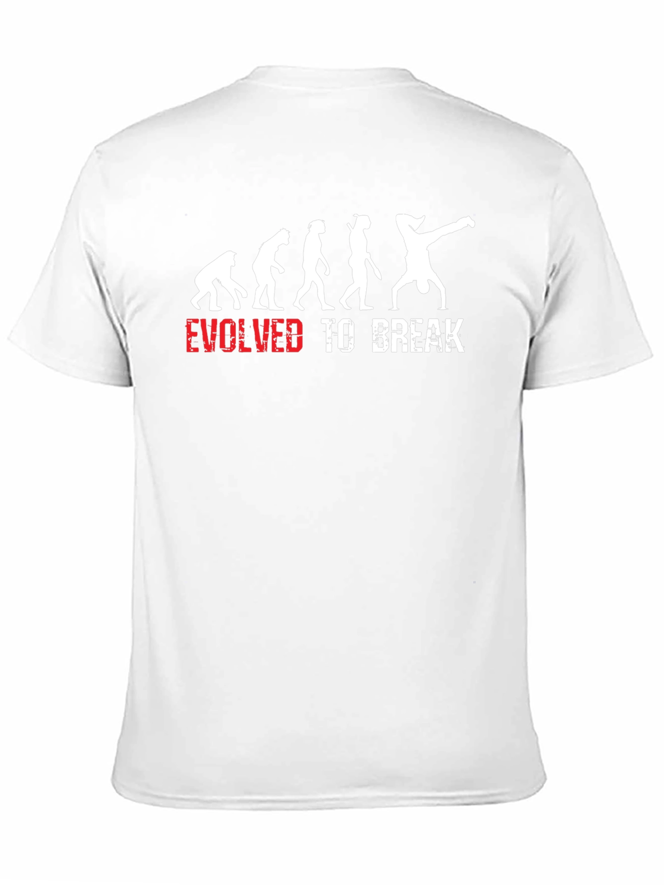 Evolved to Break Dance T-Shirt - Black Cotton Tee