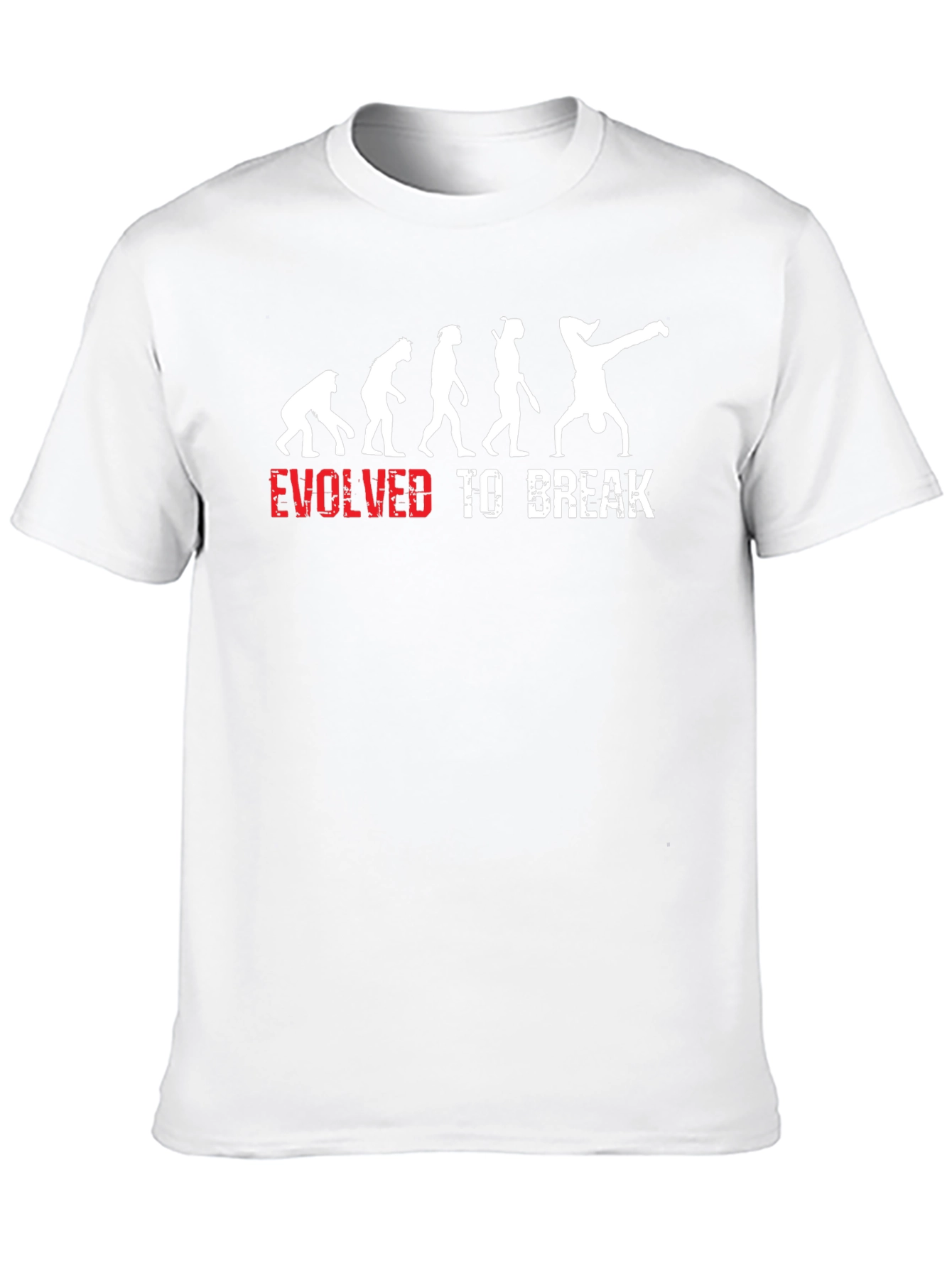 Evolved to Break Dance T-Shirt - Black Cotton Tee