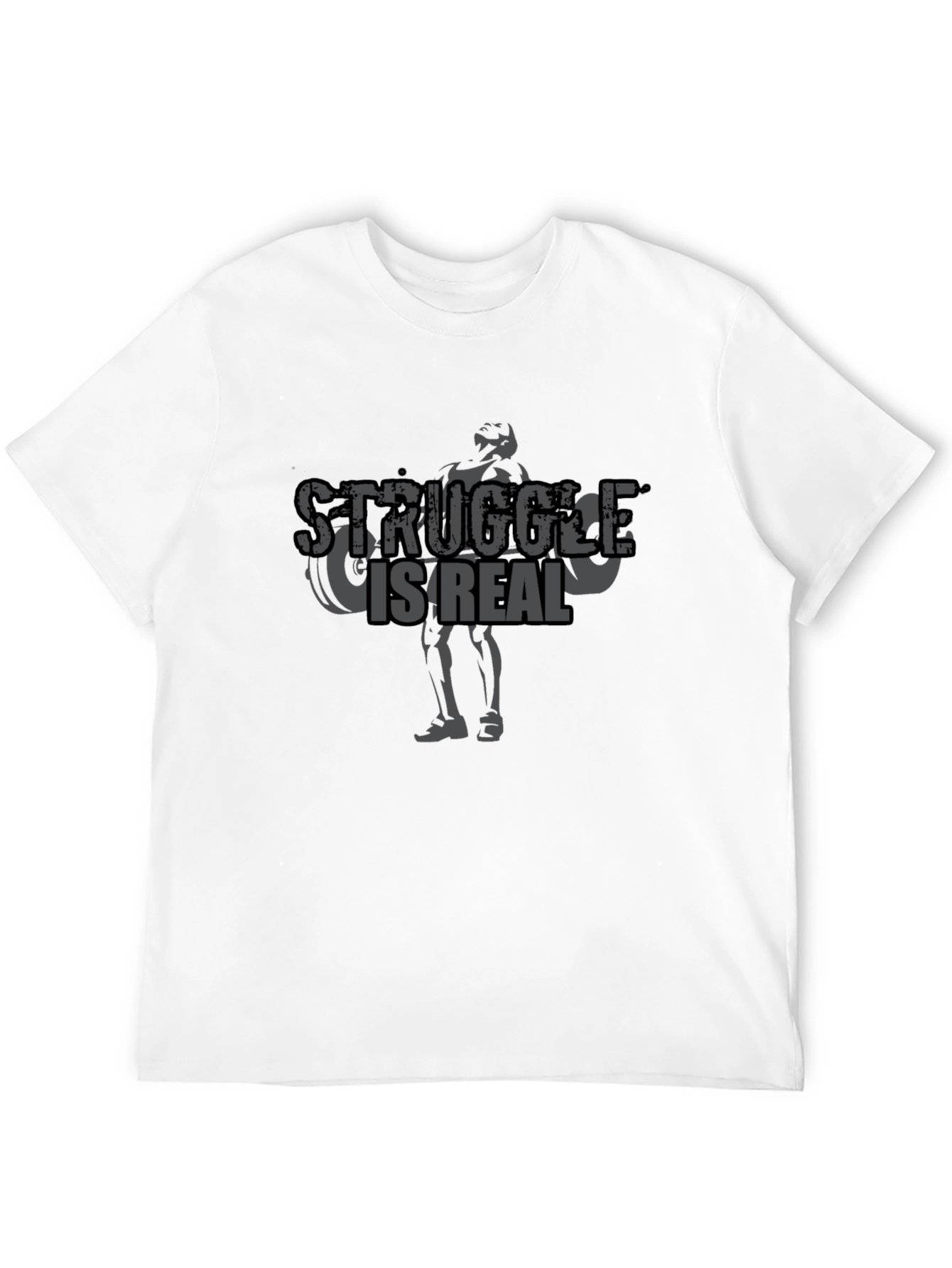 Struggle is Real Mens Black T-Shirt