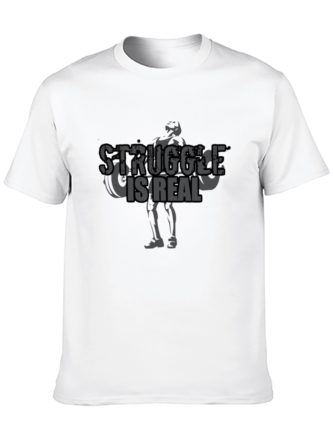 Struggle is Real Mens Black T-Shirt