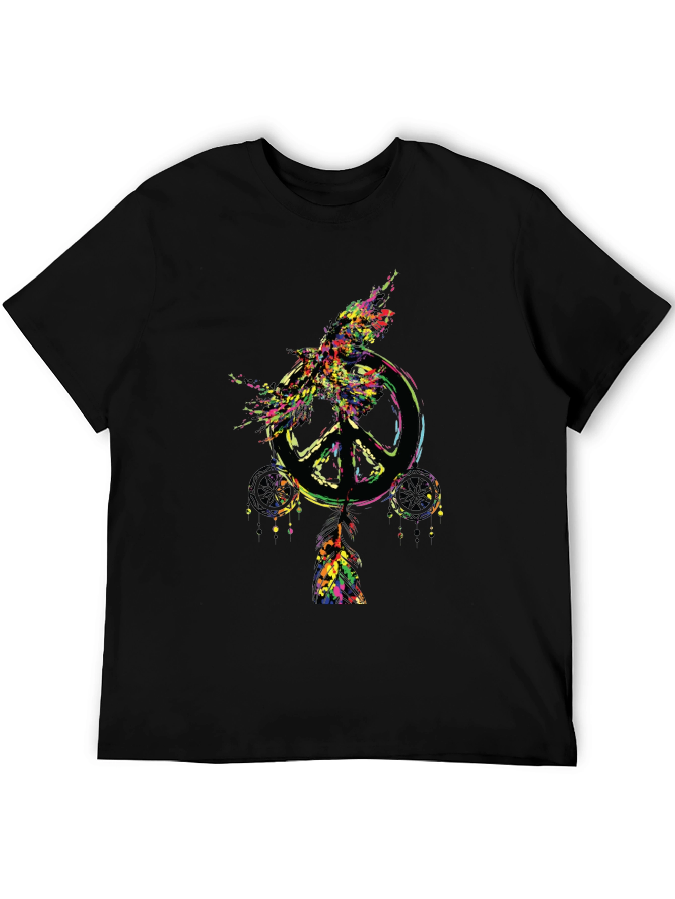 Peace Sign Dreamcatcher Graphic Tee