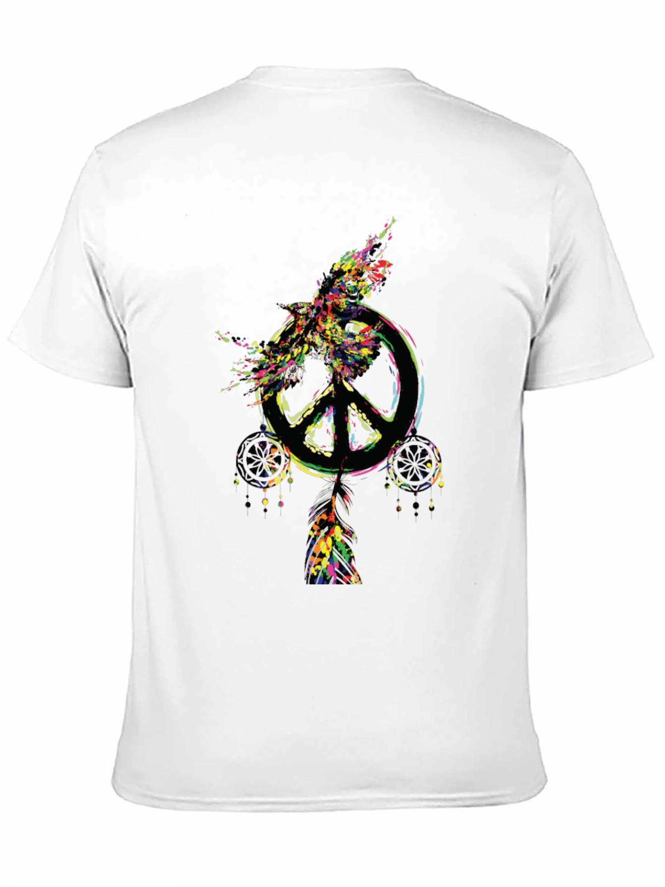 Peace Sign Dreamcatcher Graphic Tee