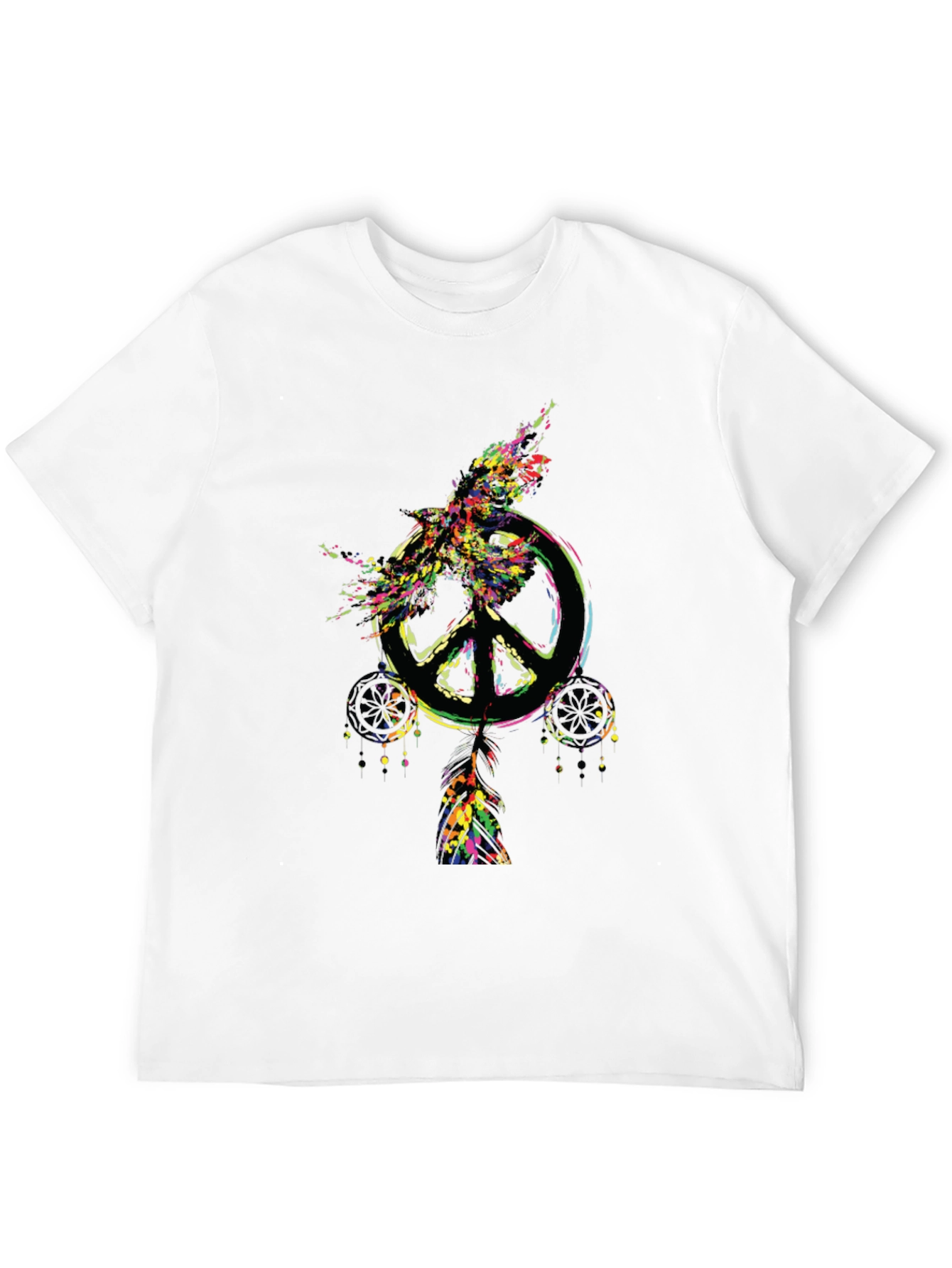 Peace Sign Dreamcatcher Graphic Tee