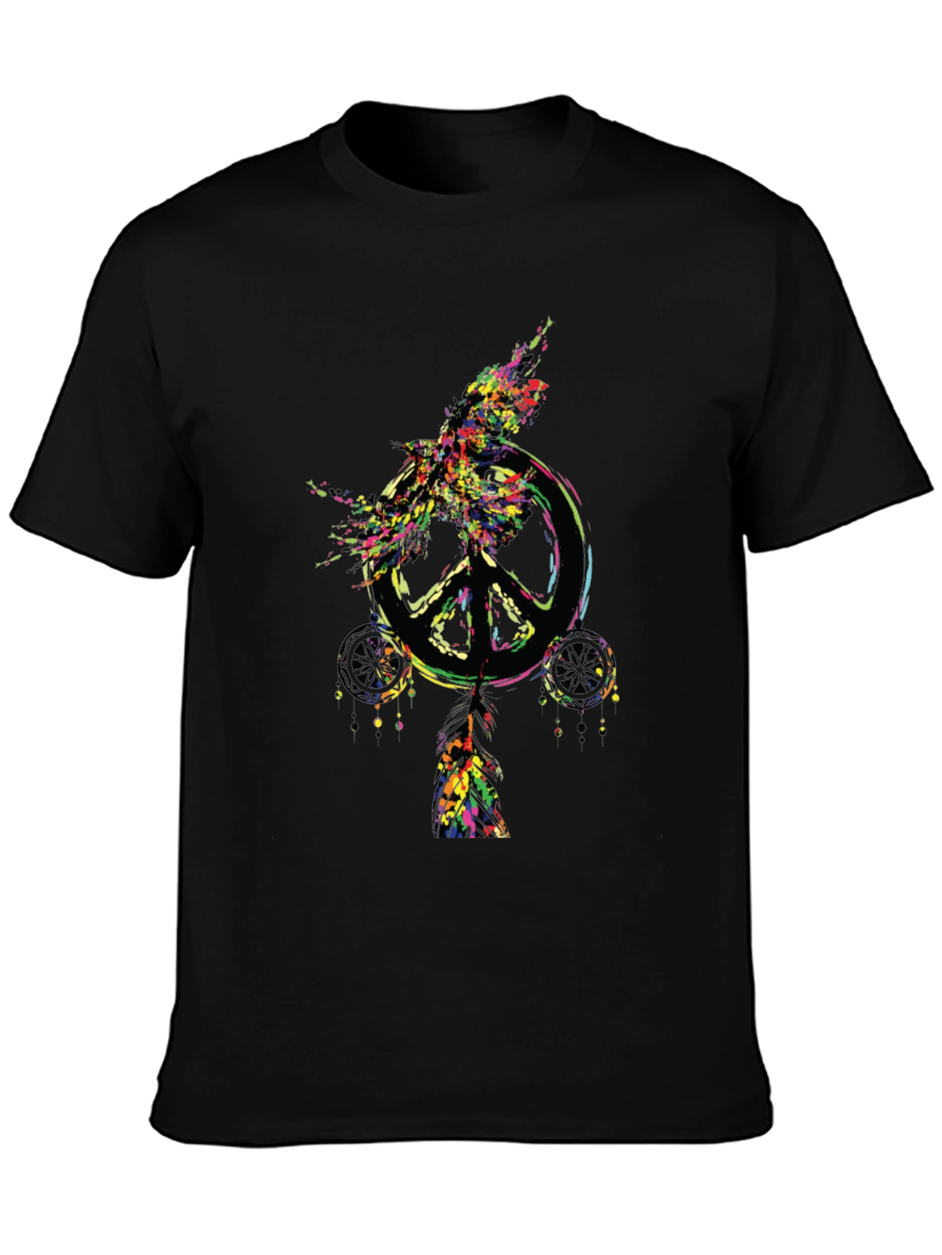 Peace Sign Dreamcatcher Graphic Tee