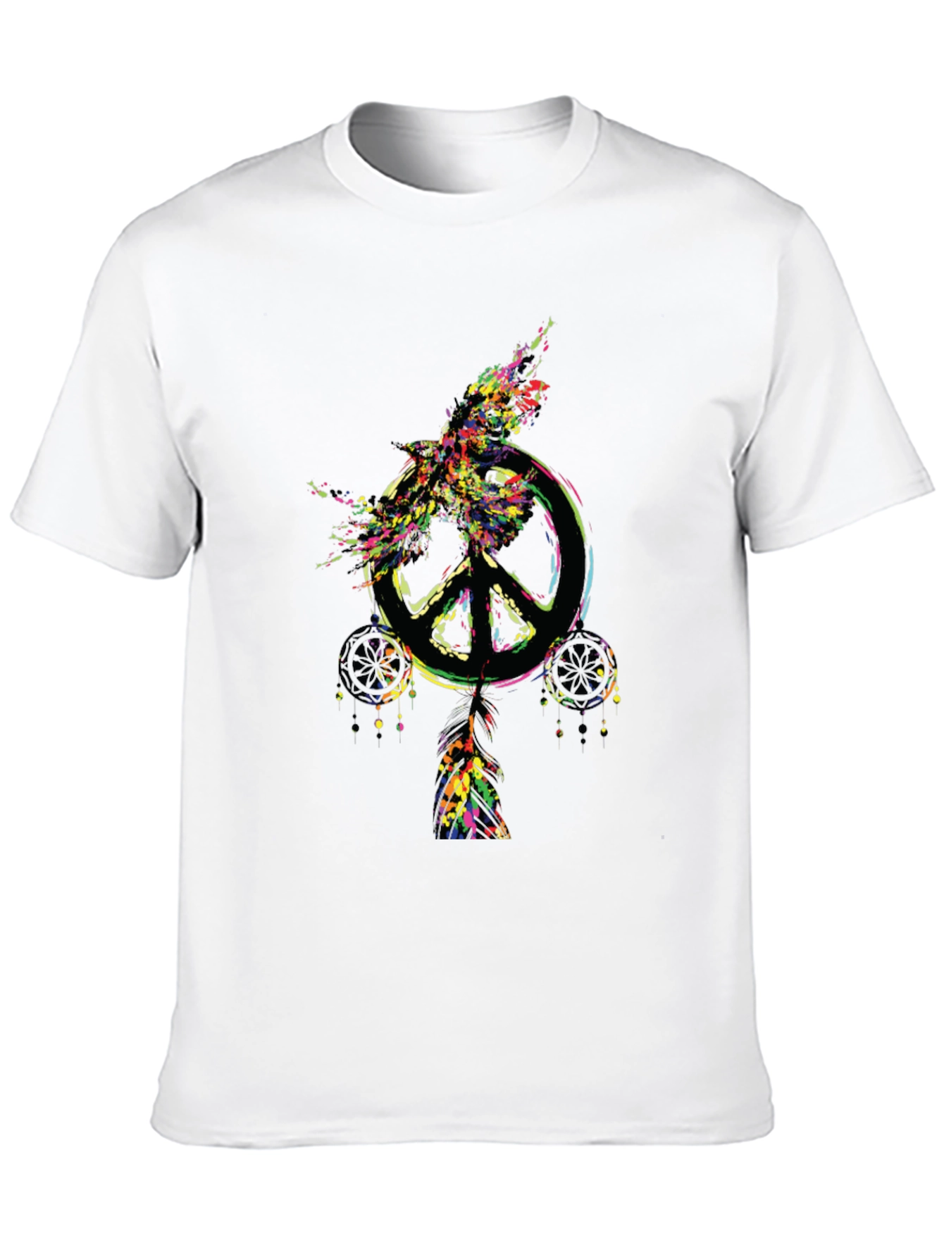 Peace Sign Dreamcatcher Graphic Tee