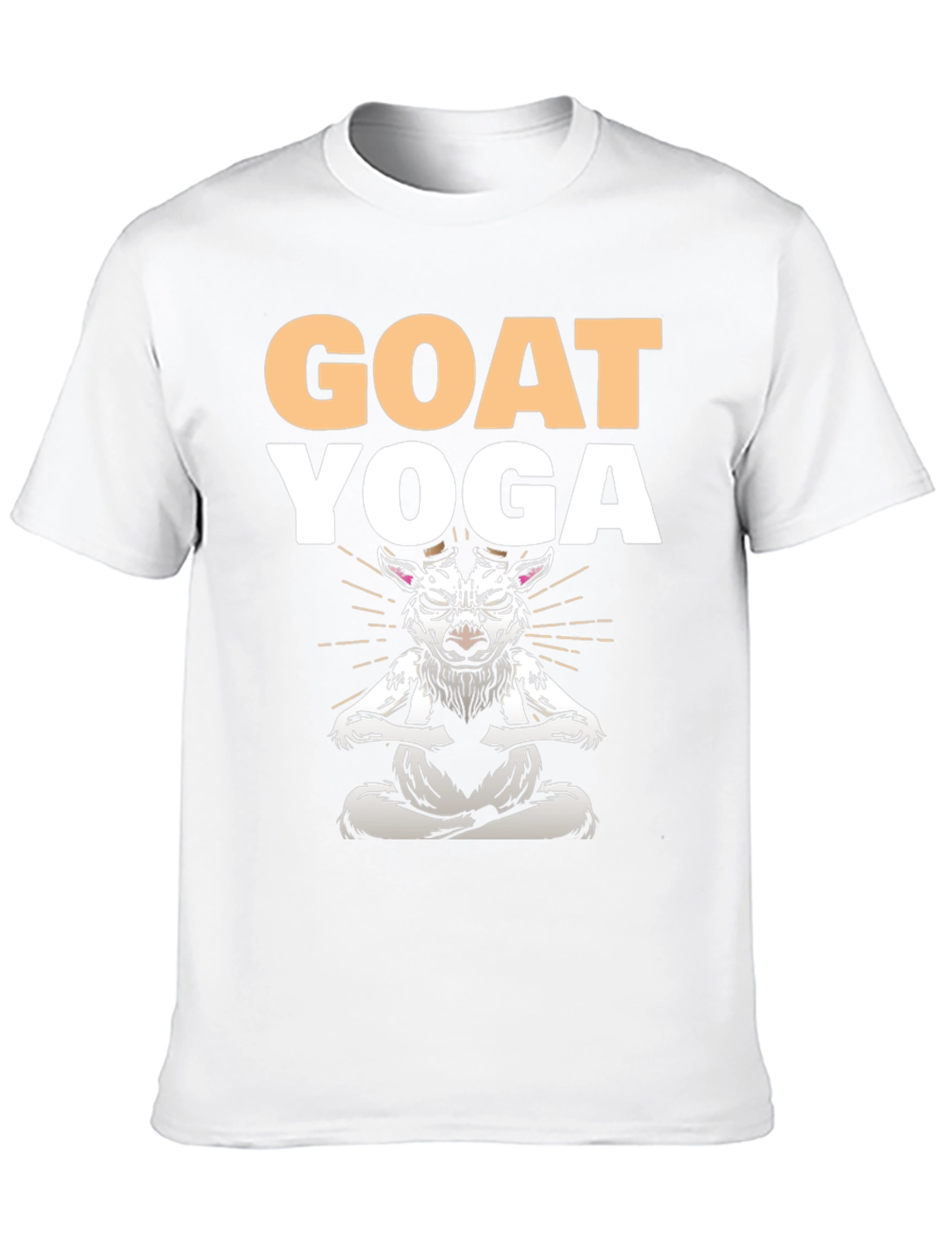 Goat Yoga Black Graphic T-Shirt