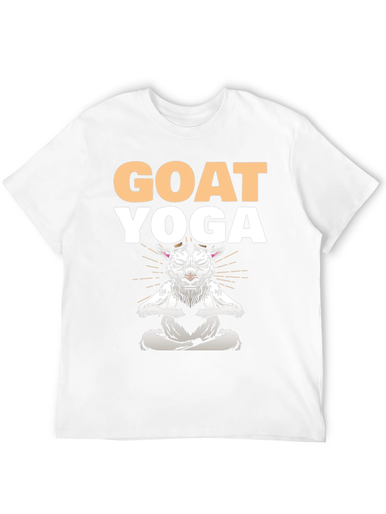 Goat Yoga Black Graphic T-Shirt