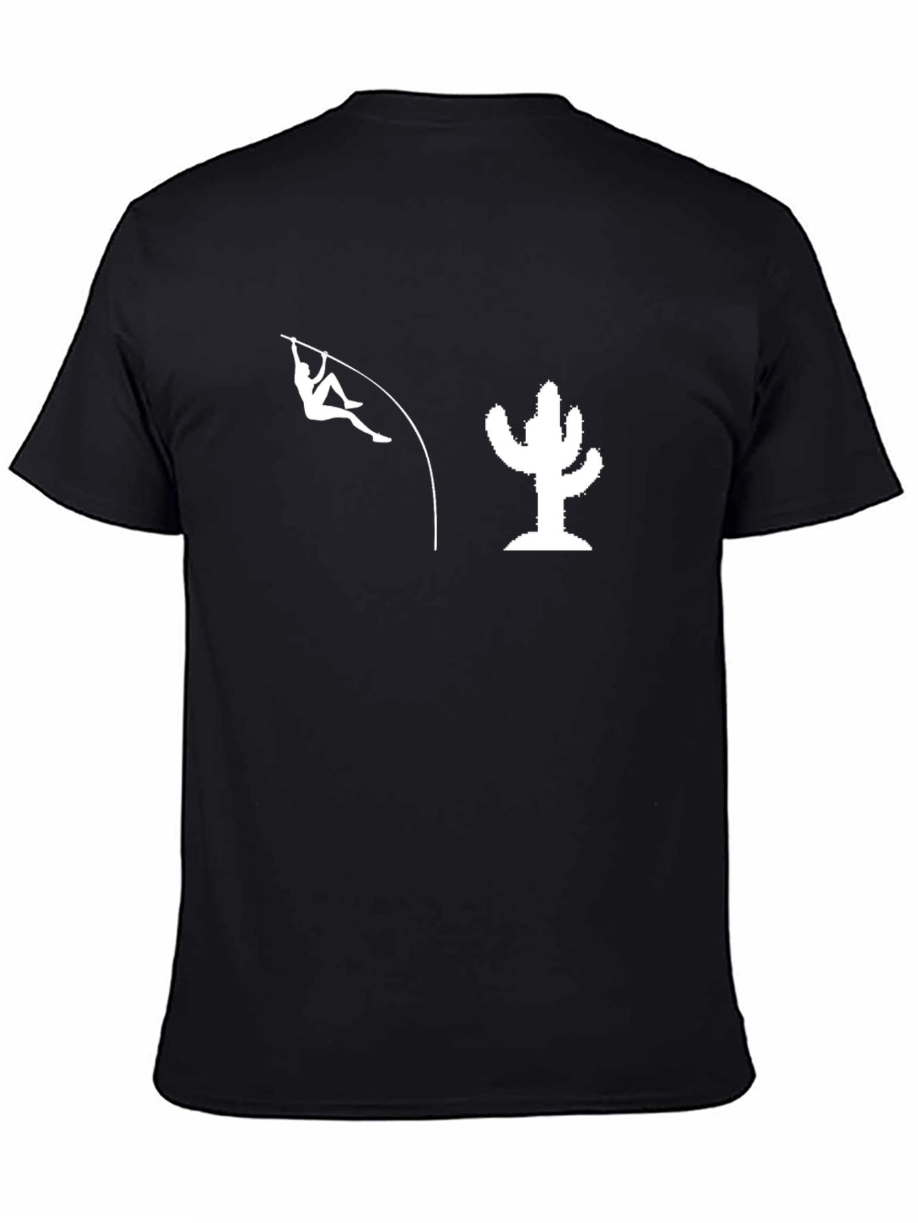 Pole Vault Cactus Black T-Shirt