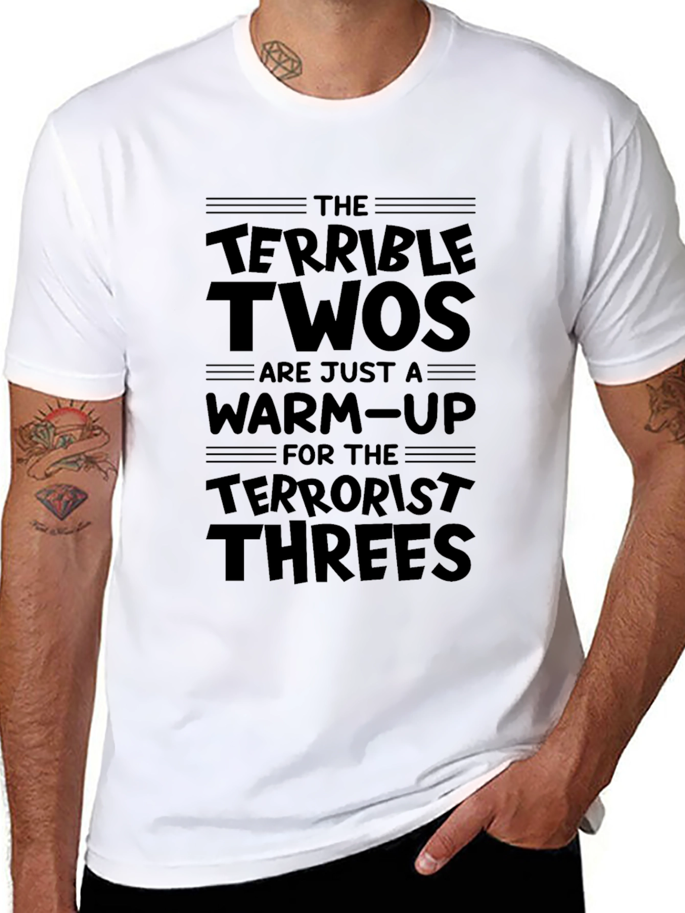 Terrible Twos T-Shirt - Funny Parenting Tee