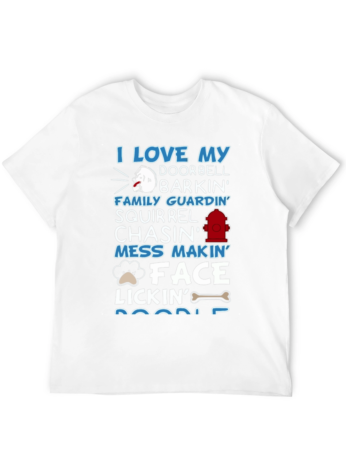 I Love My Dog Graphic T-Shirt