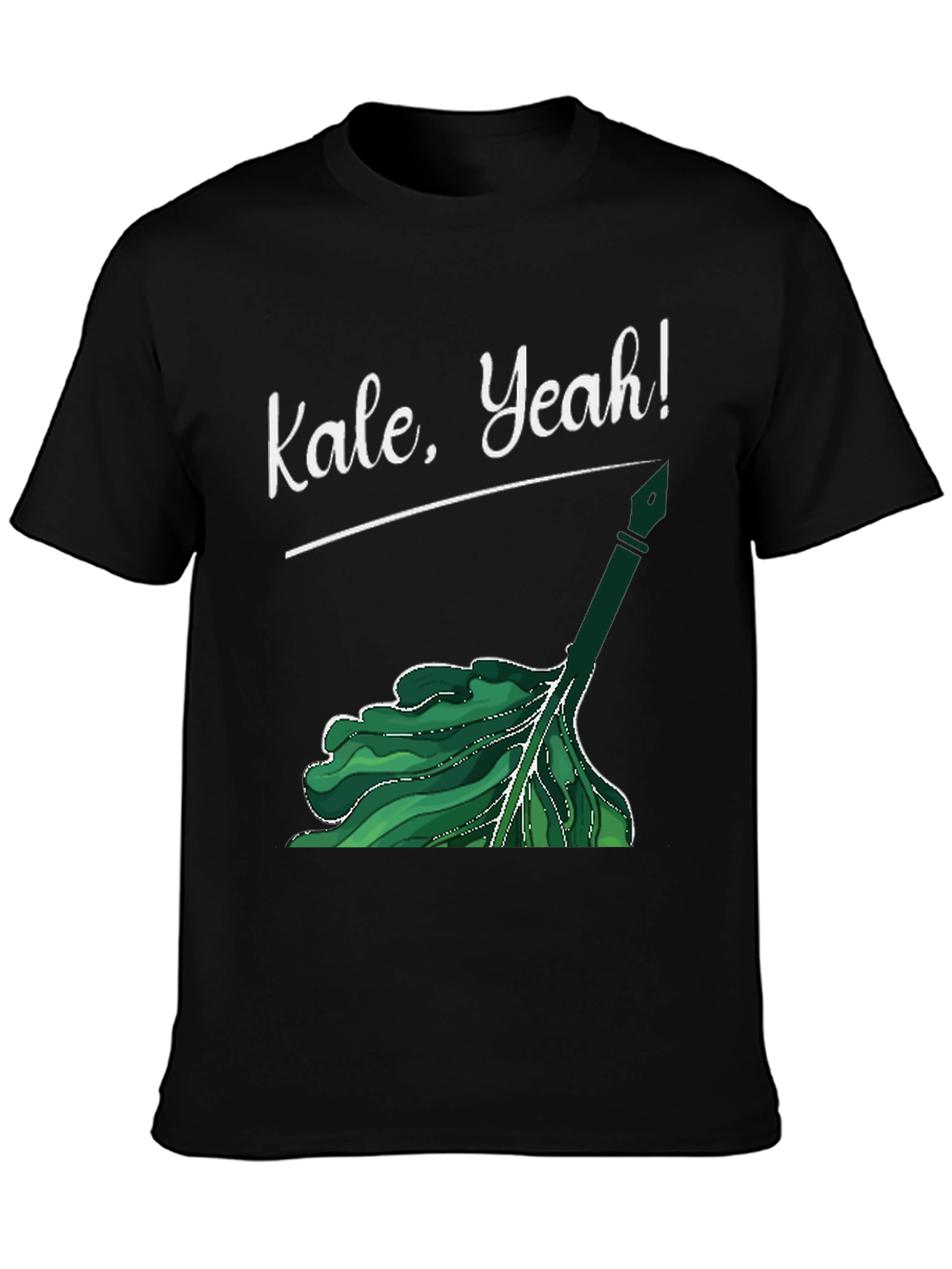 Kale Yeah! Graphic T-Shirt - Black Cotton Tee