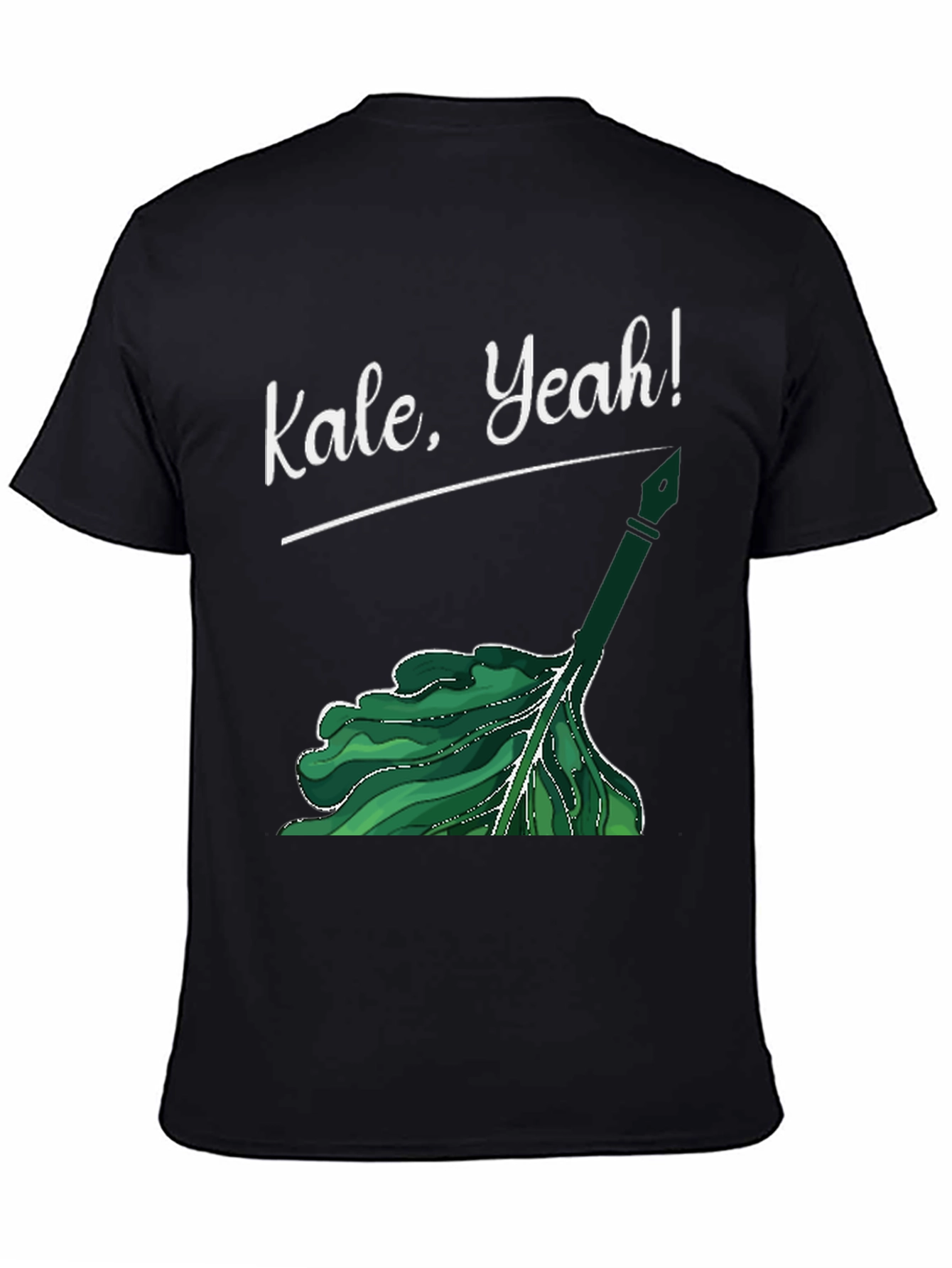 Kale Yeah! Graphic T-Shirt - Black Cotton Tee