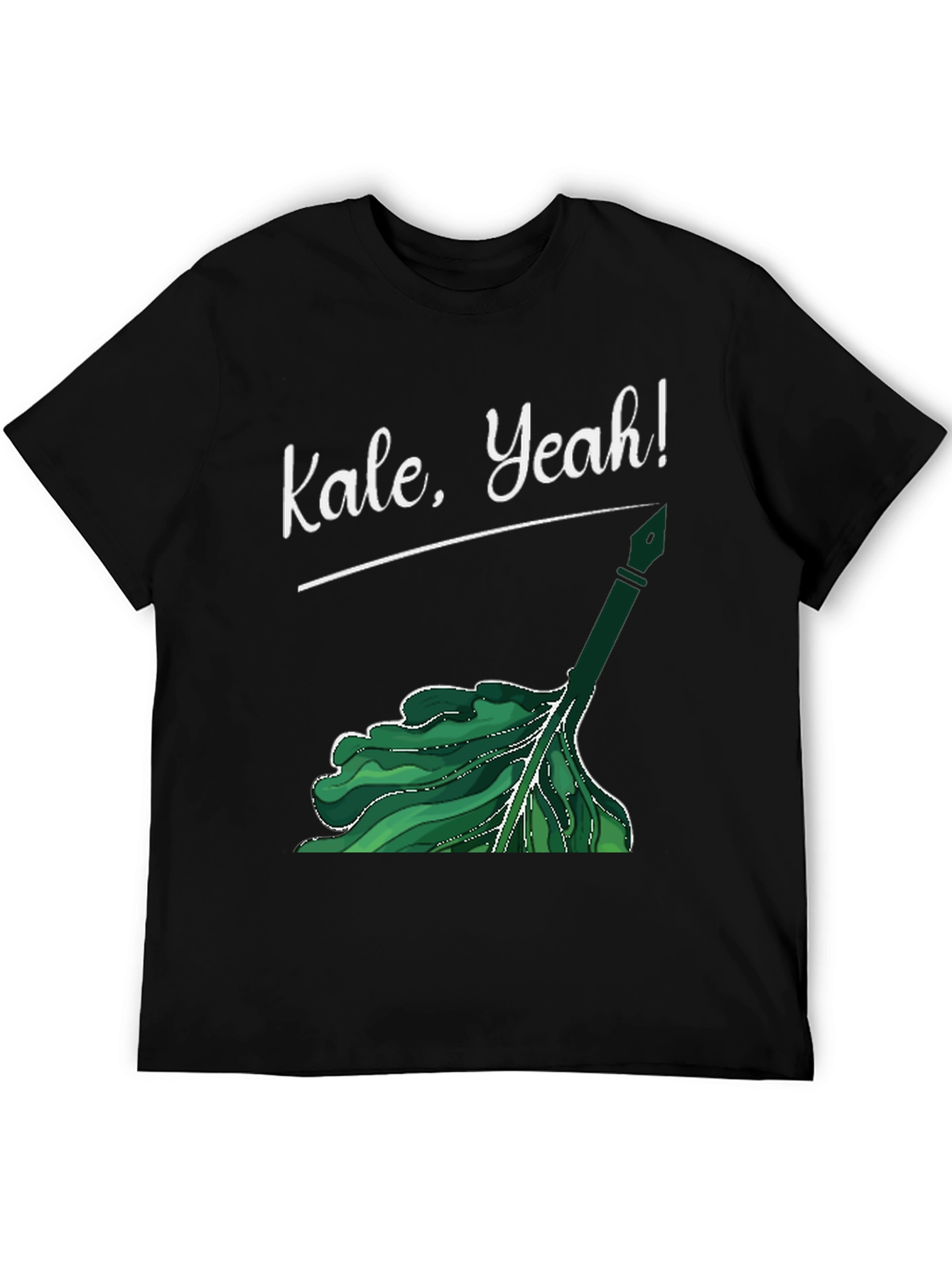 Kale Yeah! Graphic T-Shirt - Black Cotton Tee