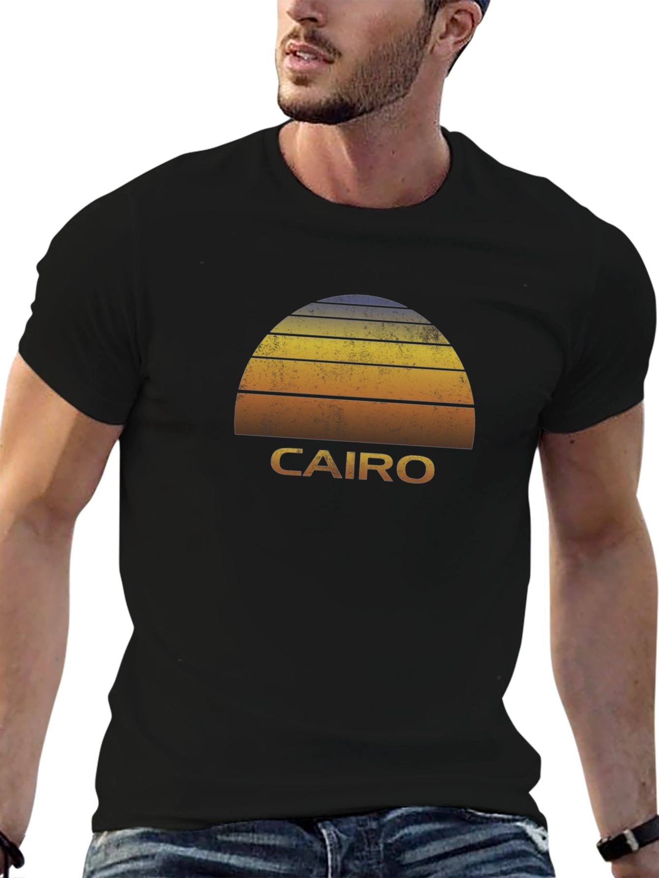 Cairo Sunset T-Shirt - Retro Egypt Tee