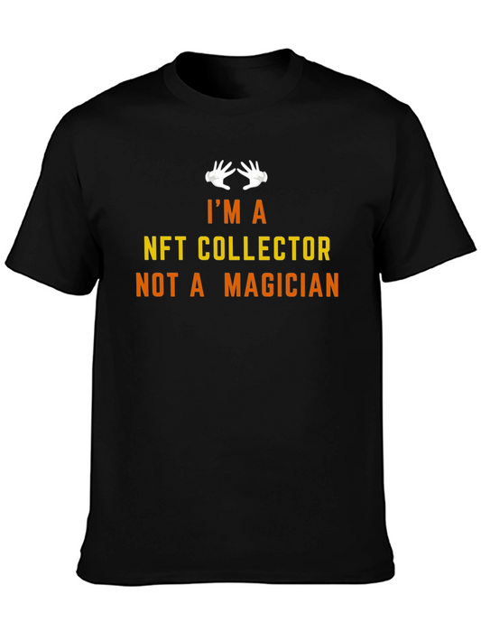 NFT Collector Graphic T-Shirt - Modern Crew Neck Tee