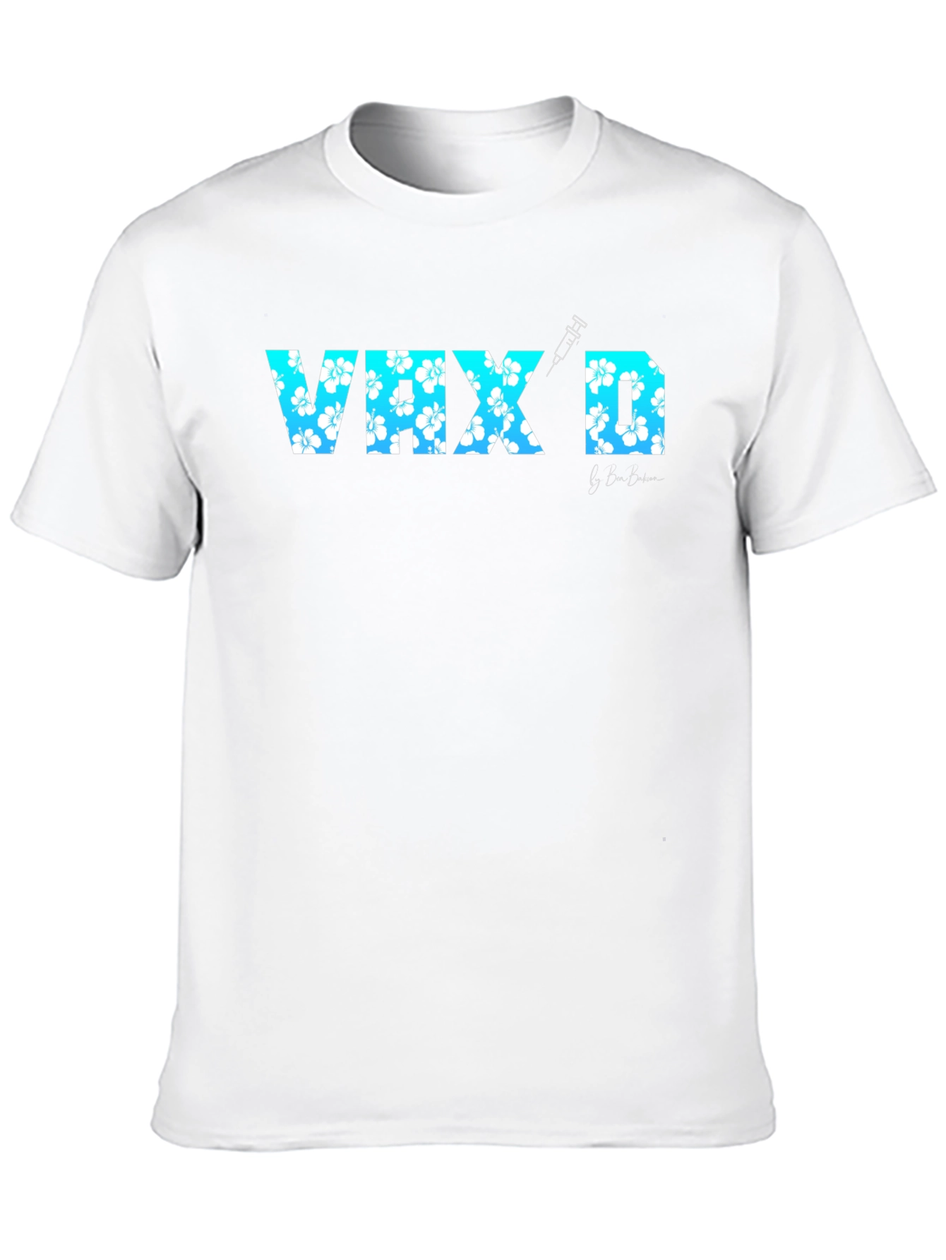 Vaxd T-Shirt - Floral Blue