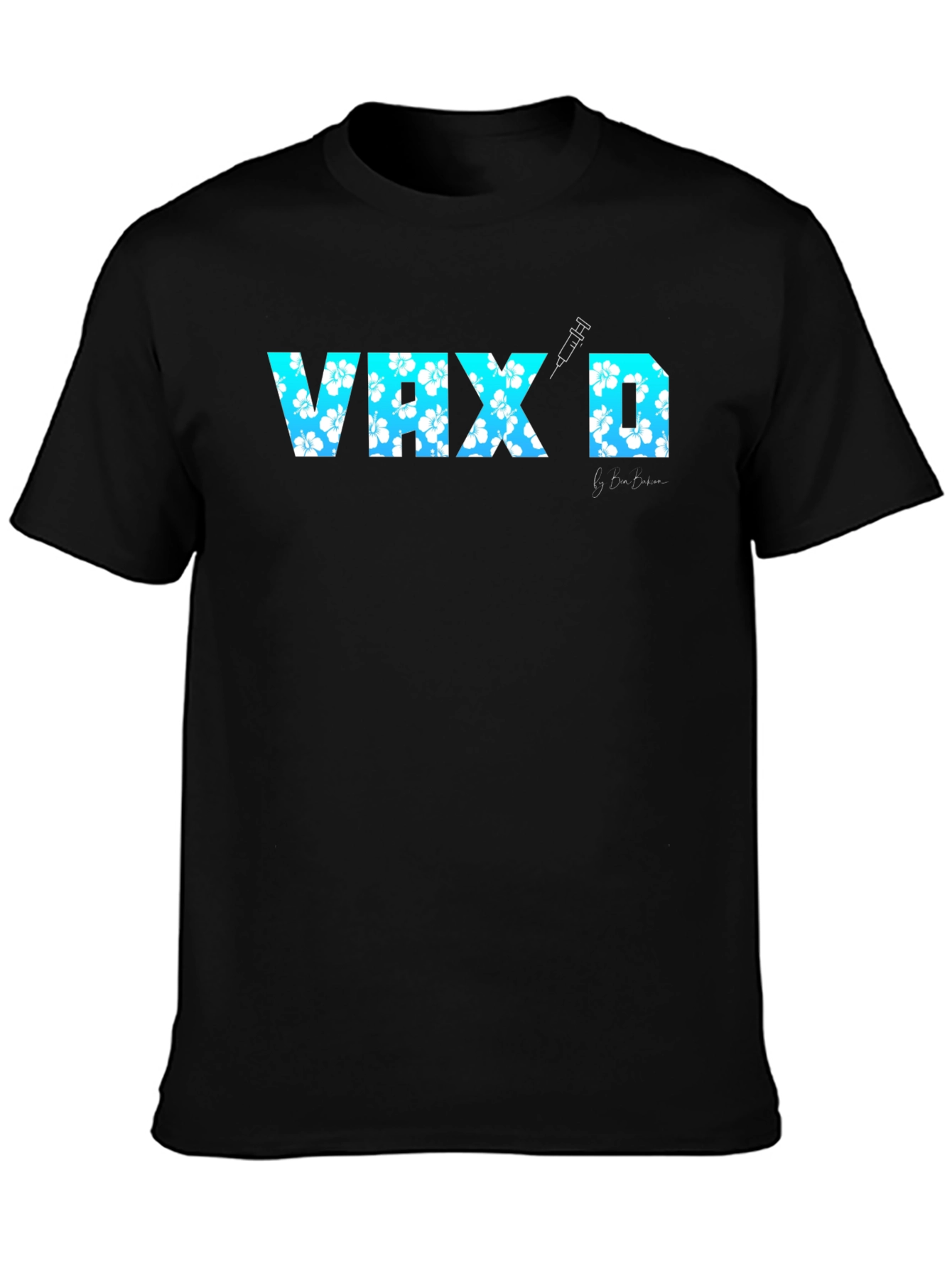Vaxd T-Shirt - Floral Blue