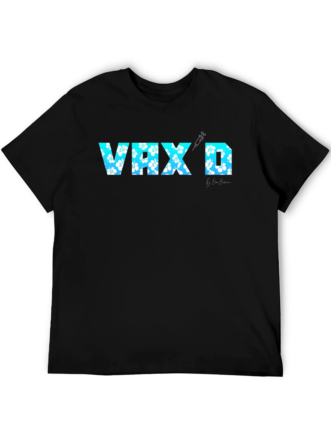 Vaxd T-Shirt - Floral Blue