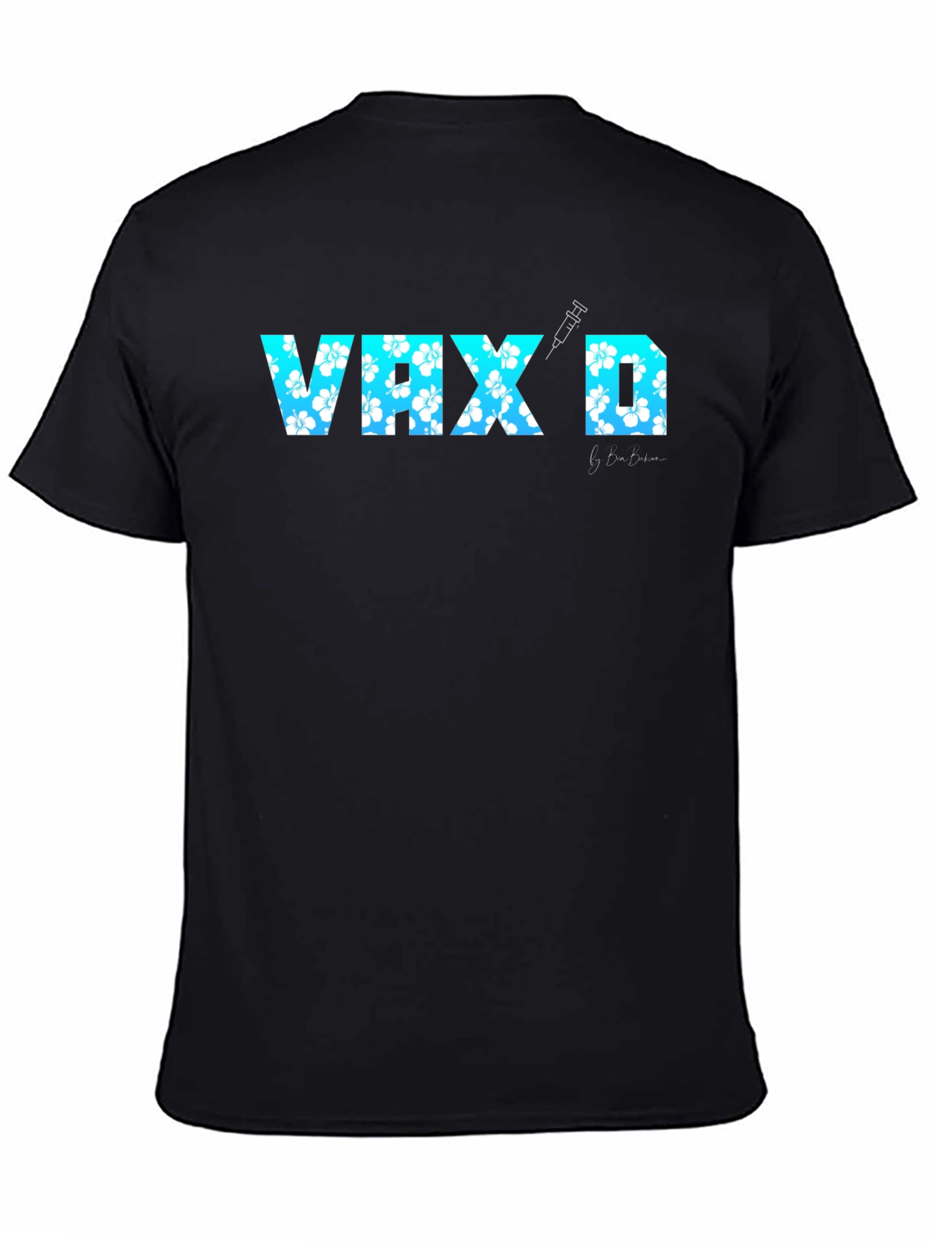 Vaxd T-Shirt - Floral Blue