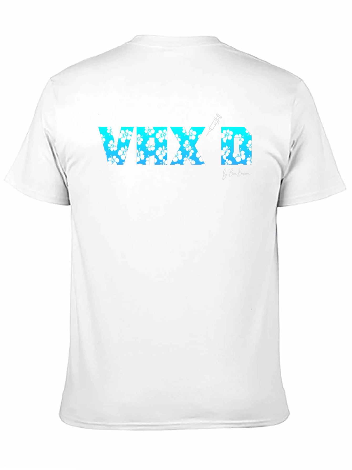 Vaxd T-Shirt - Floral Blue