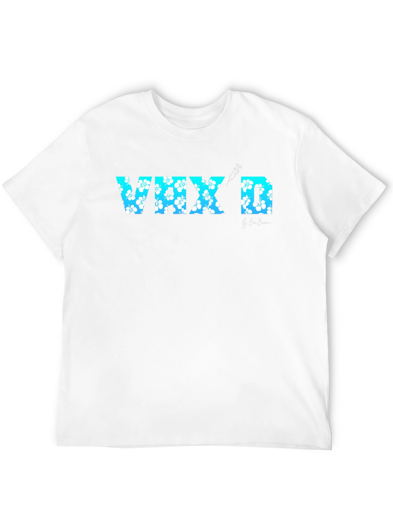 Vaxd T-Shirt - Floral Blue