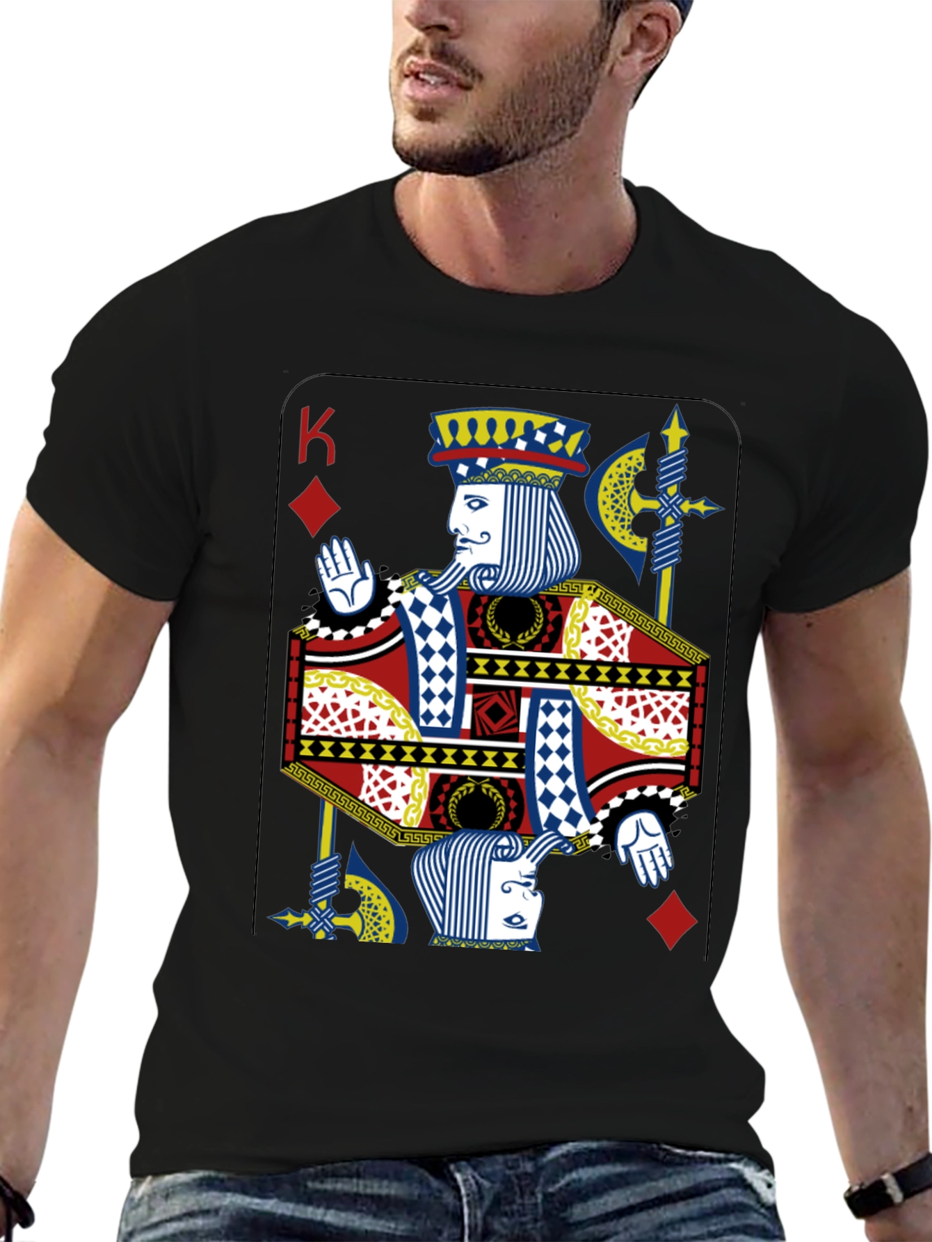 King of Diamonds Card T-Shirt