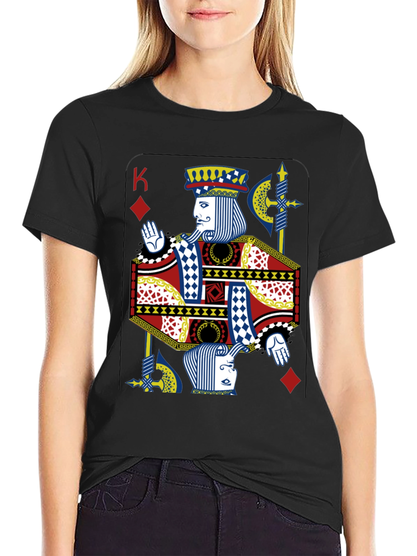 King of Diamonds Card T-Shirt