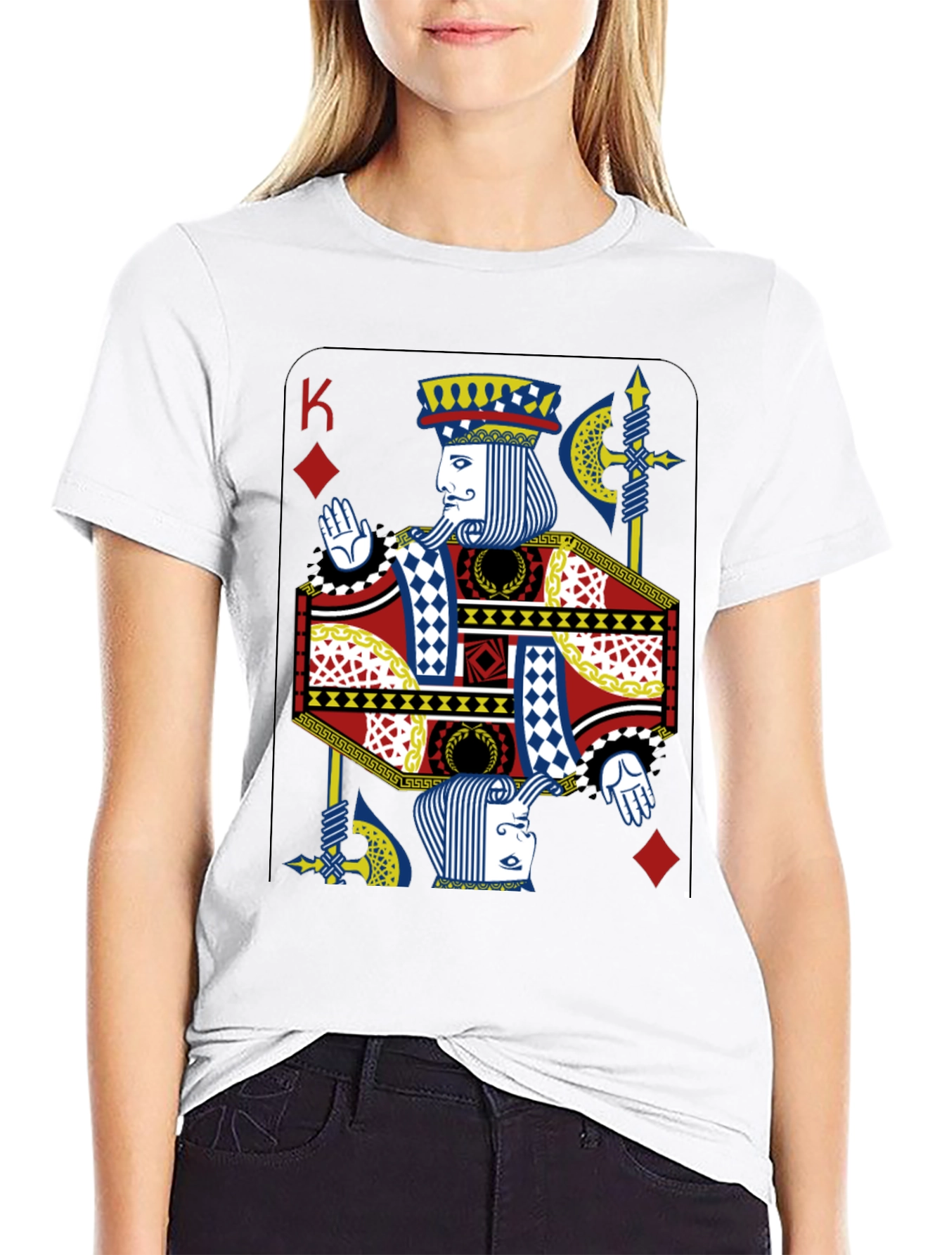 King of Diamonds Card T-Shirt