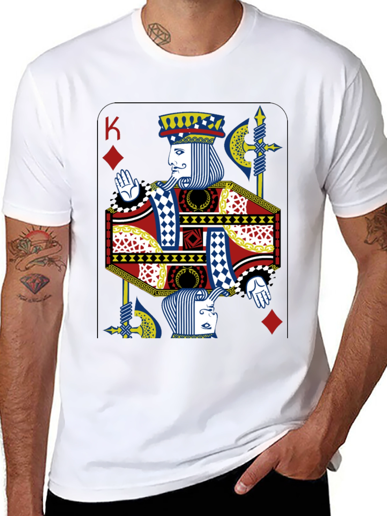 King of Diamonds Card T-Shirt