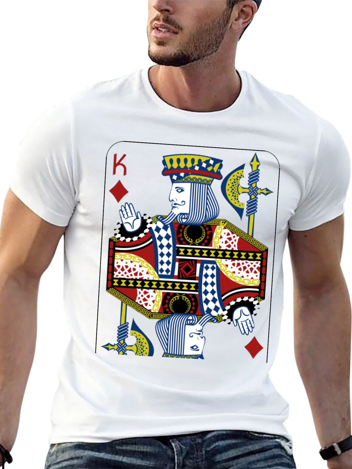 King of Diamonds Card T-Shirt