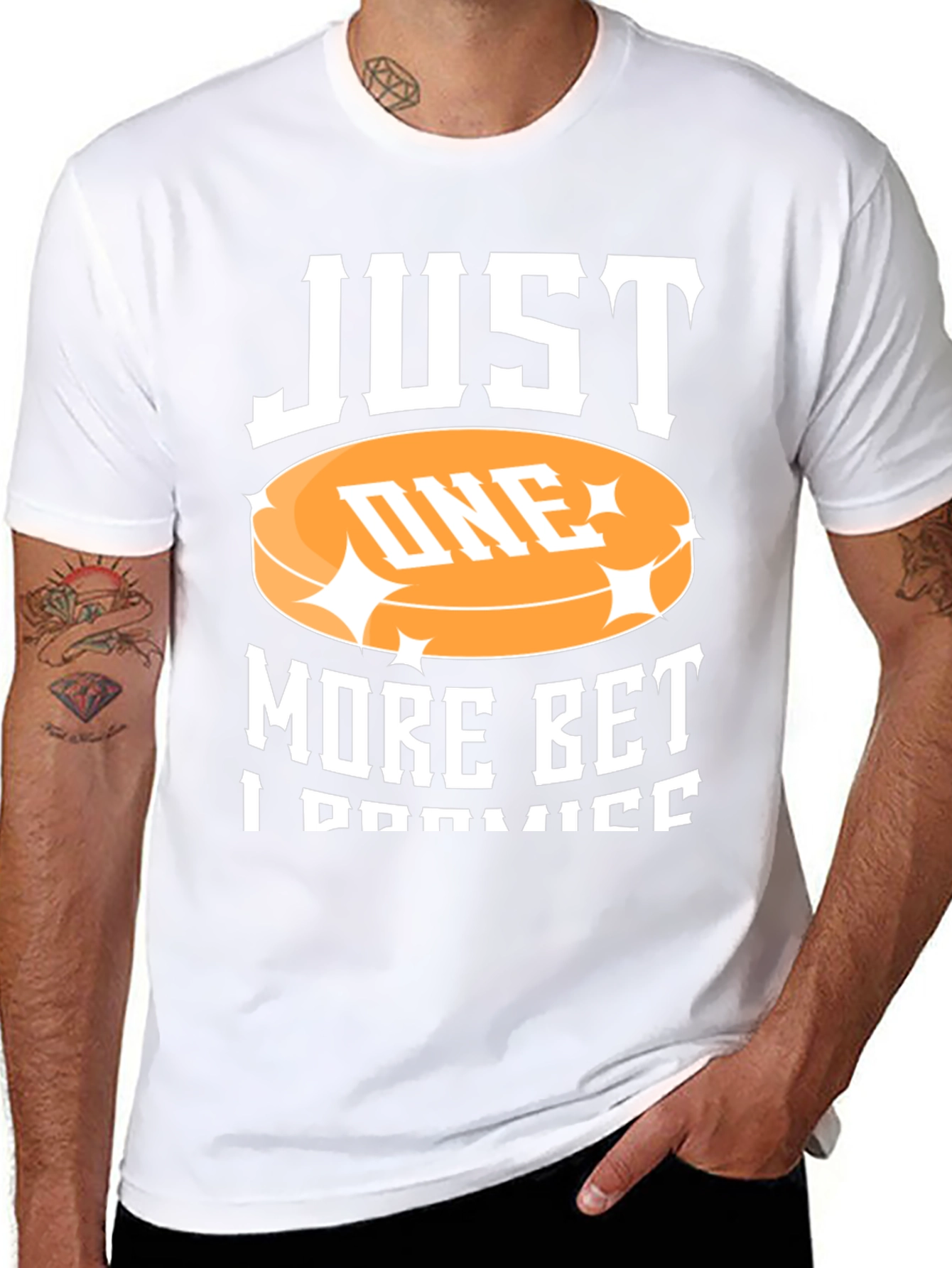 Just One More Bet Black T-Shirt