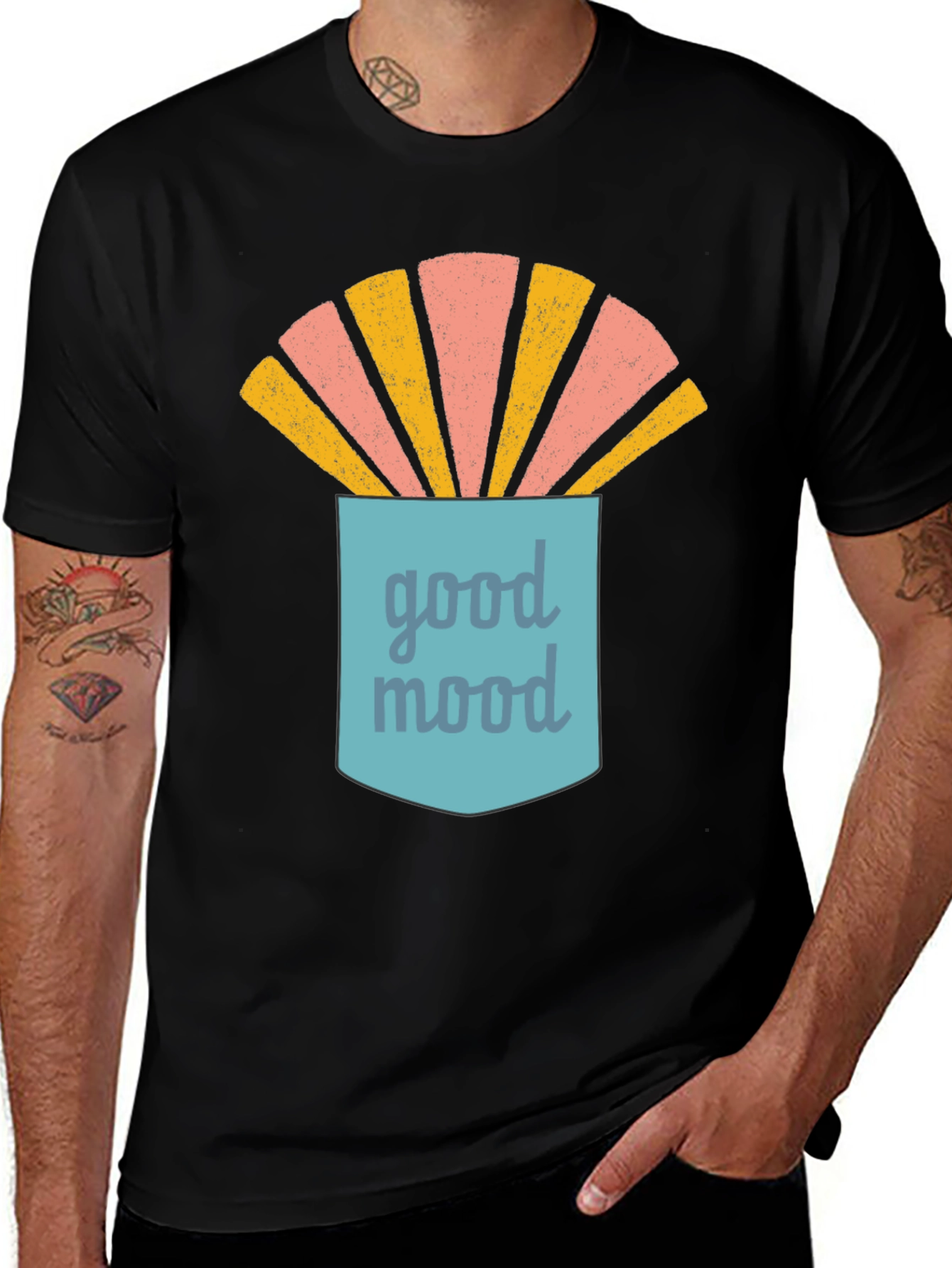 Good Mood Graphic Tee - Comfort and Style!