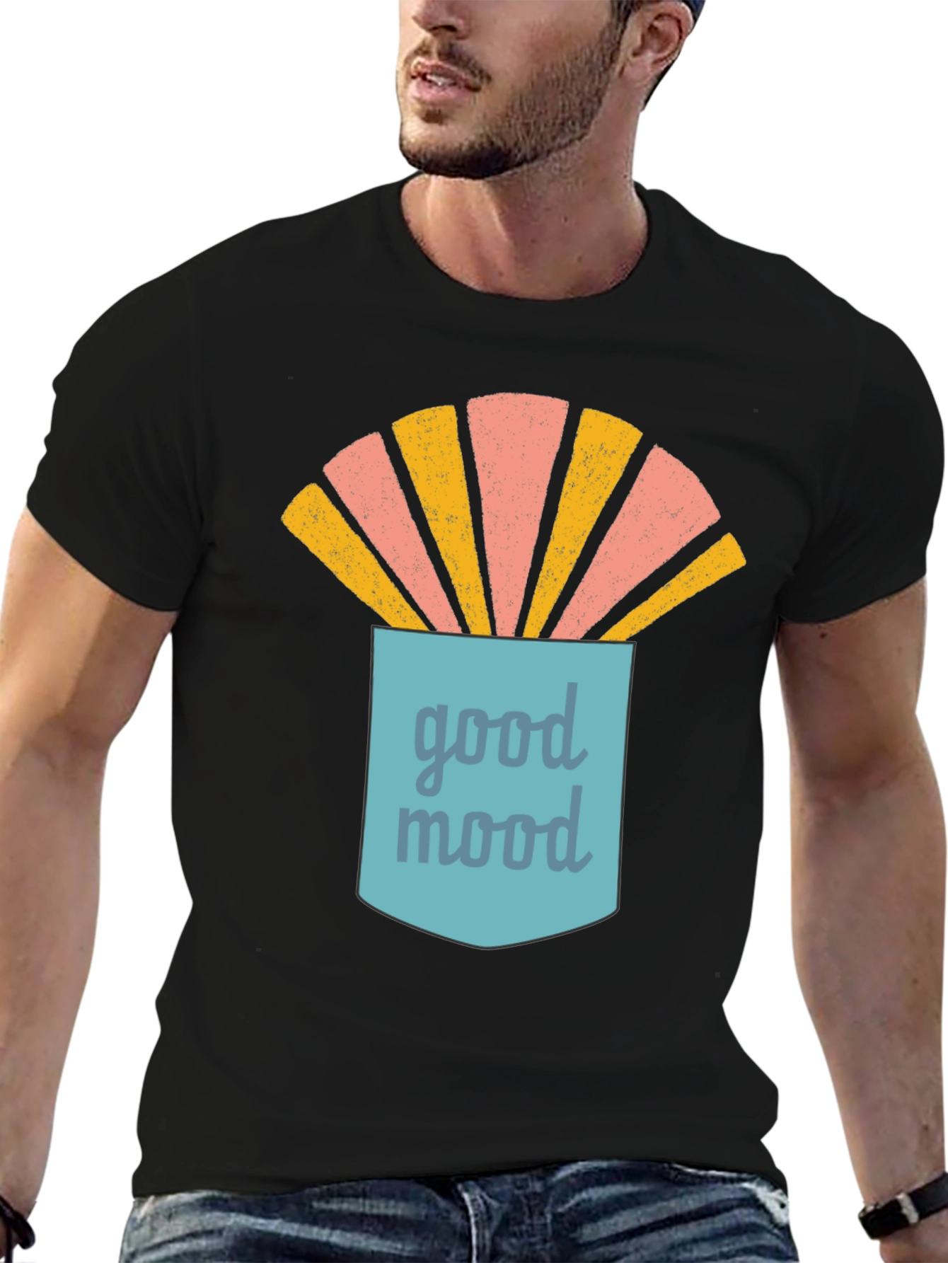 Good Mood Graphic Tee - Comfort and Style!