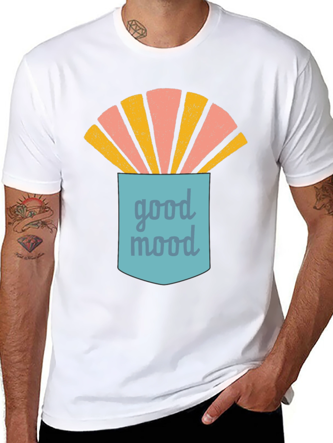 Good Mood Graphic Tee - Comfort and Style!