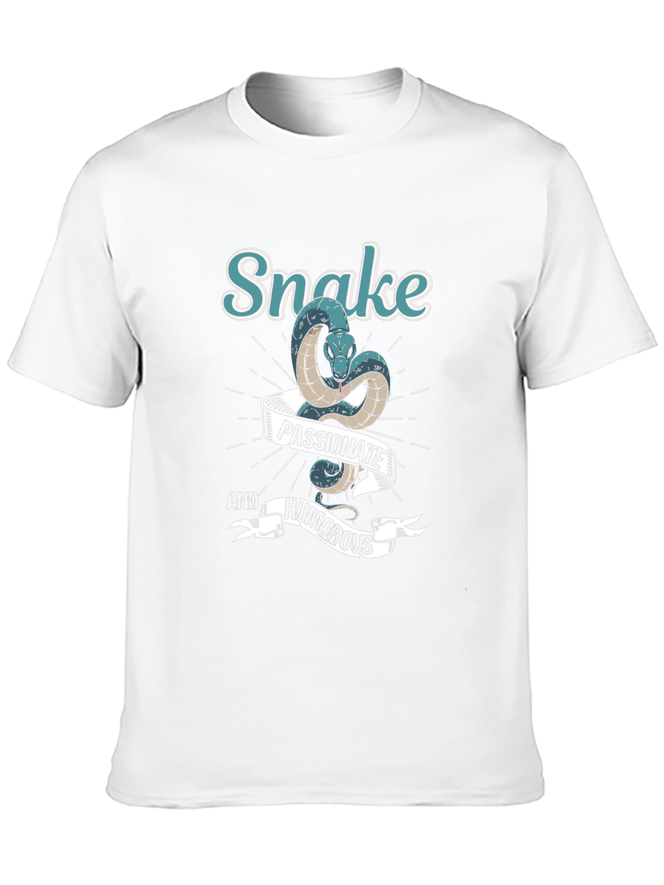 Snake Passionate and Humorous Graphic T-Shirt
