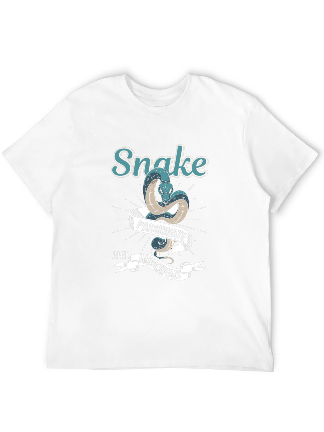 Snake Passionate and Humorous Graphic T-Shirt