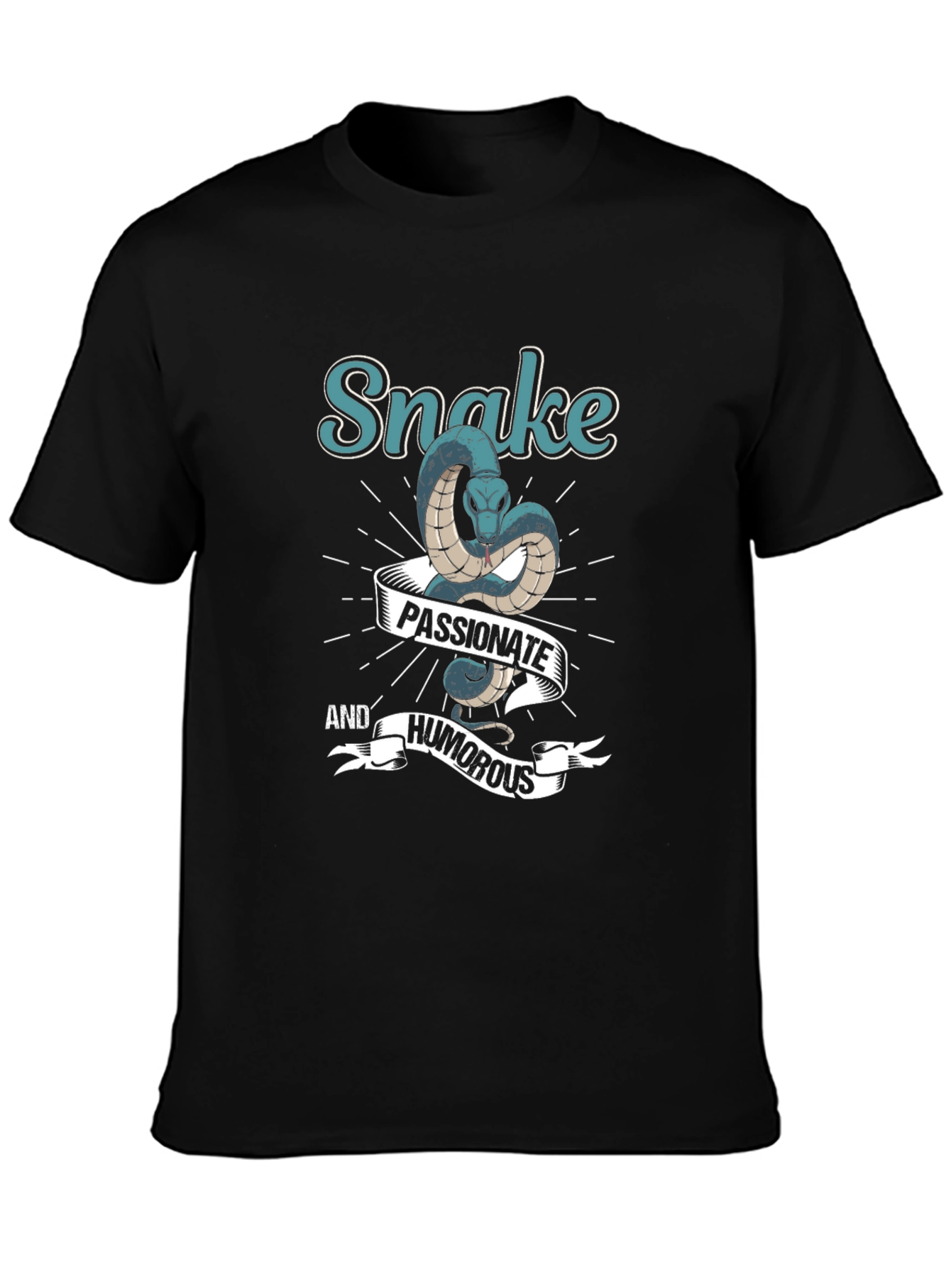 Snake Passionate and Humorous Graphic T-Shirt