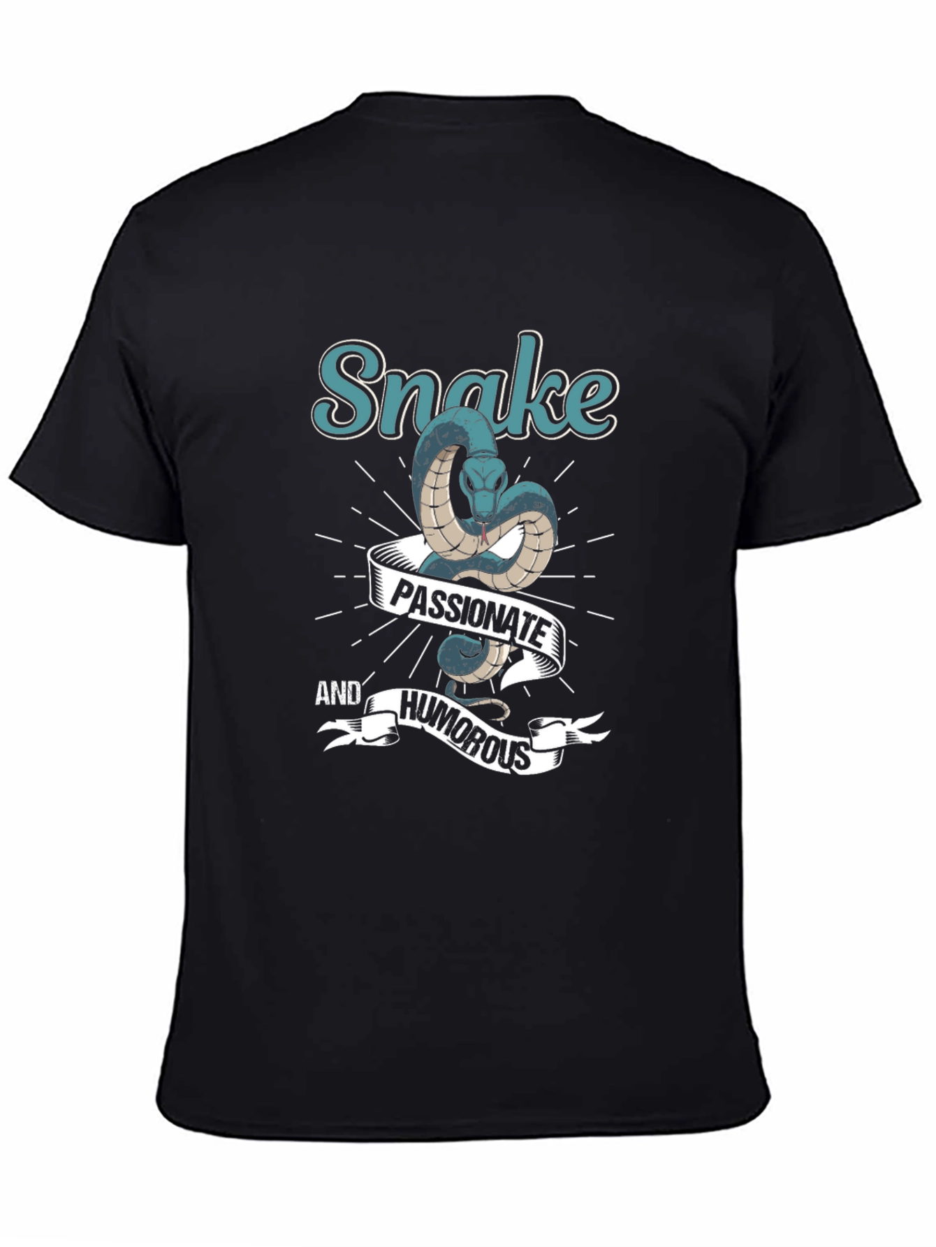 Snake Passionate and Humorous Graphic T-Shirt