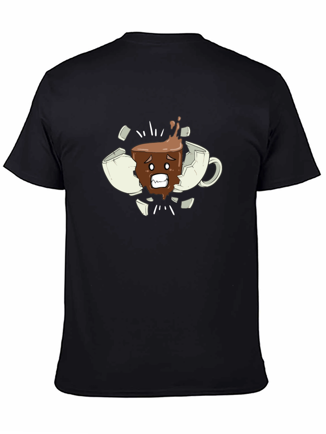 Broken Mug T-Shirt - Funny Coffee Lover Tee