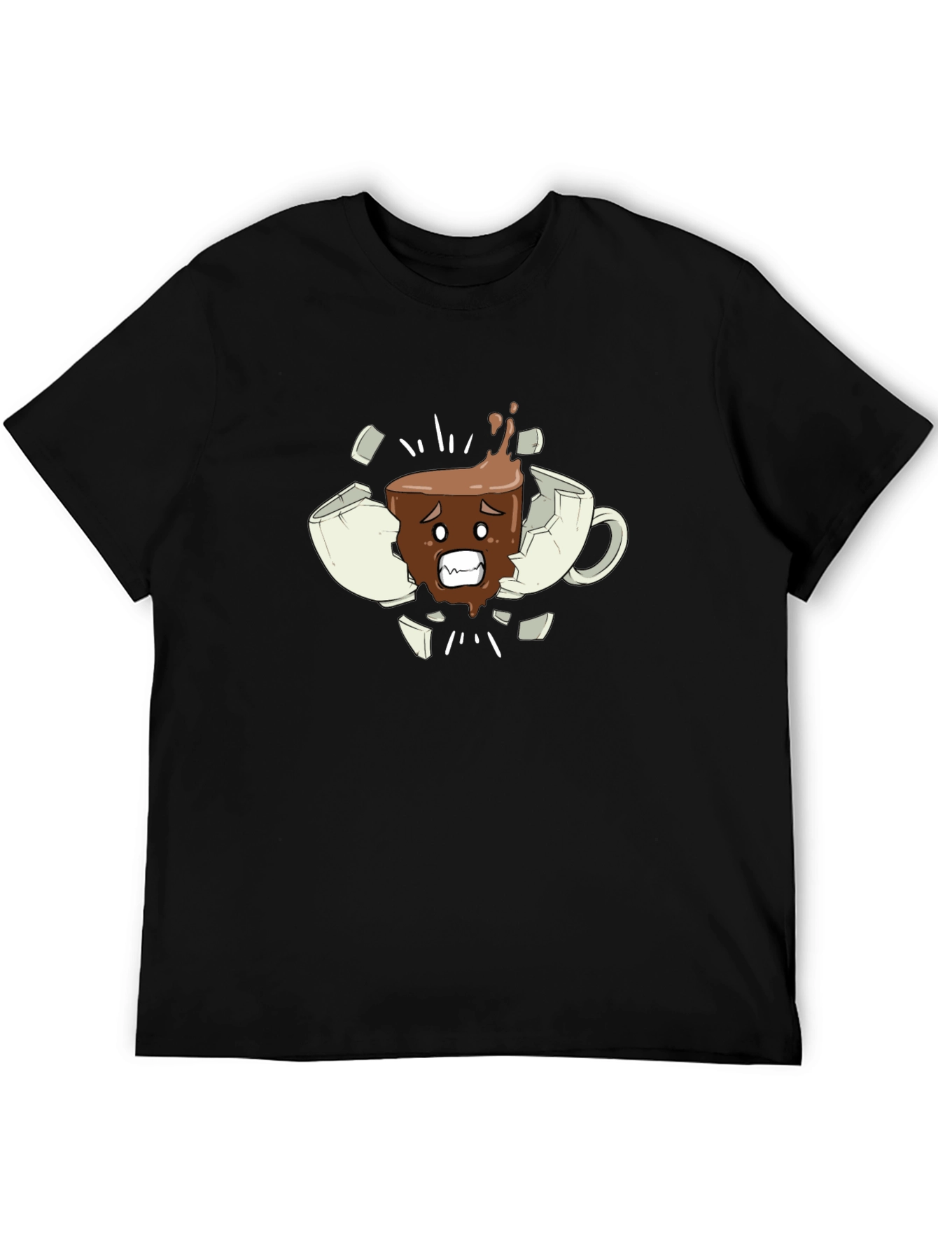 Broken Mug T-Shirt - Funny Coffee Lover Tee